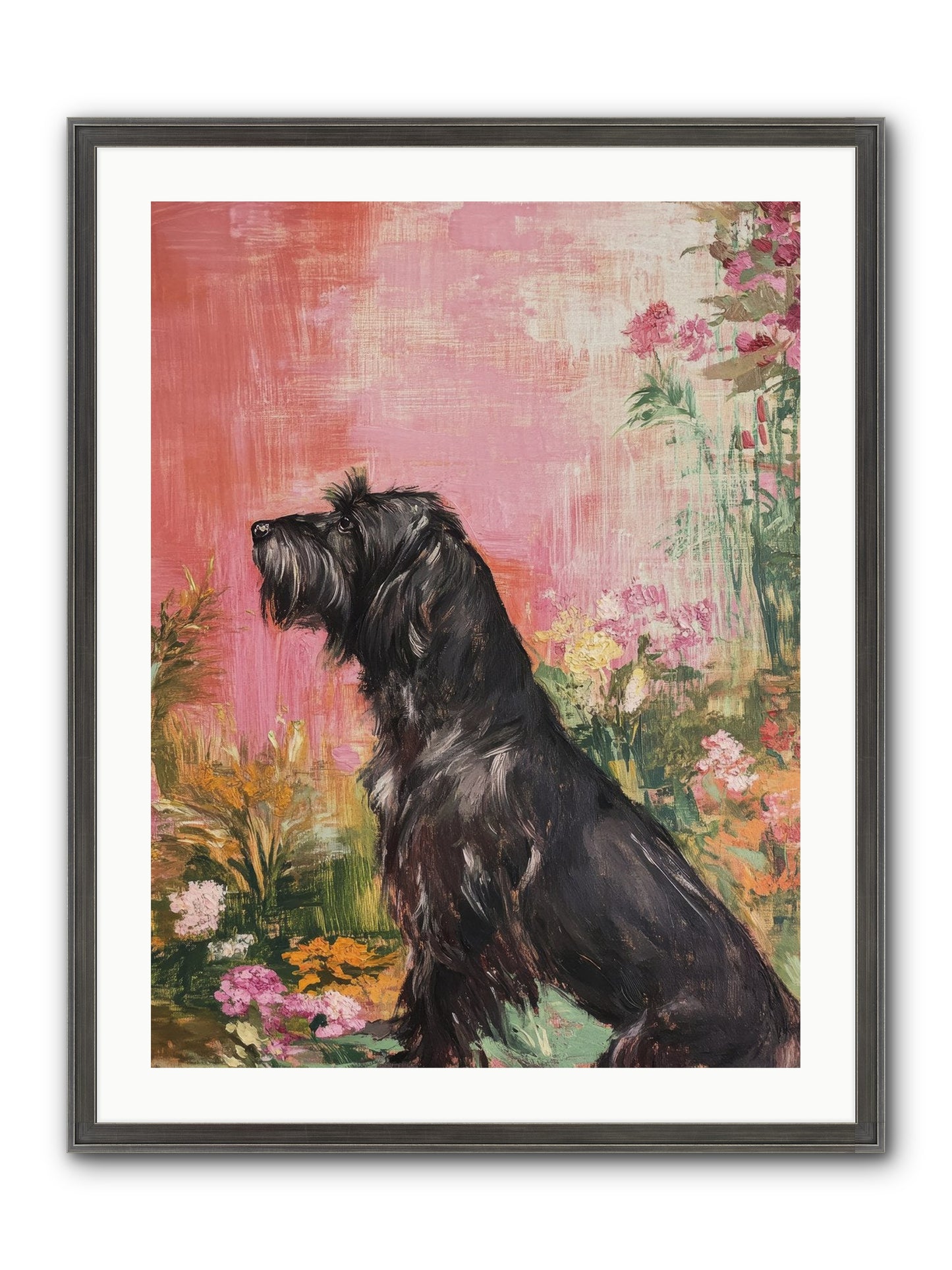 Atticus Framed Print - Slimwoods Black/Silver 24x32