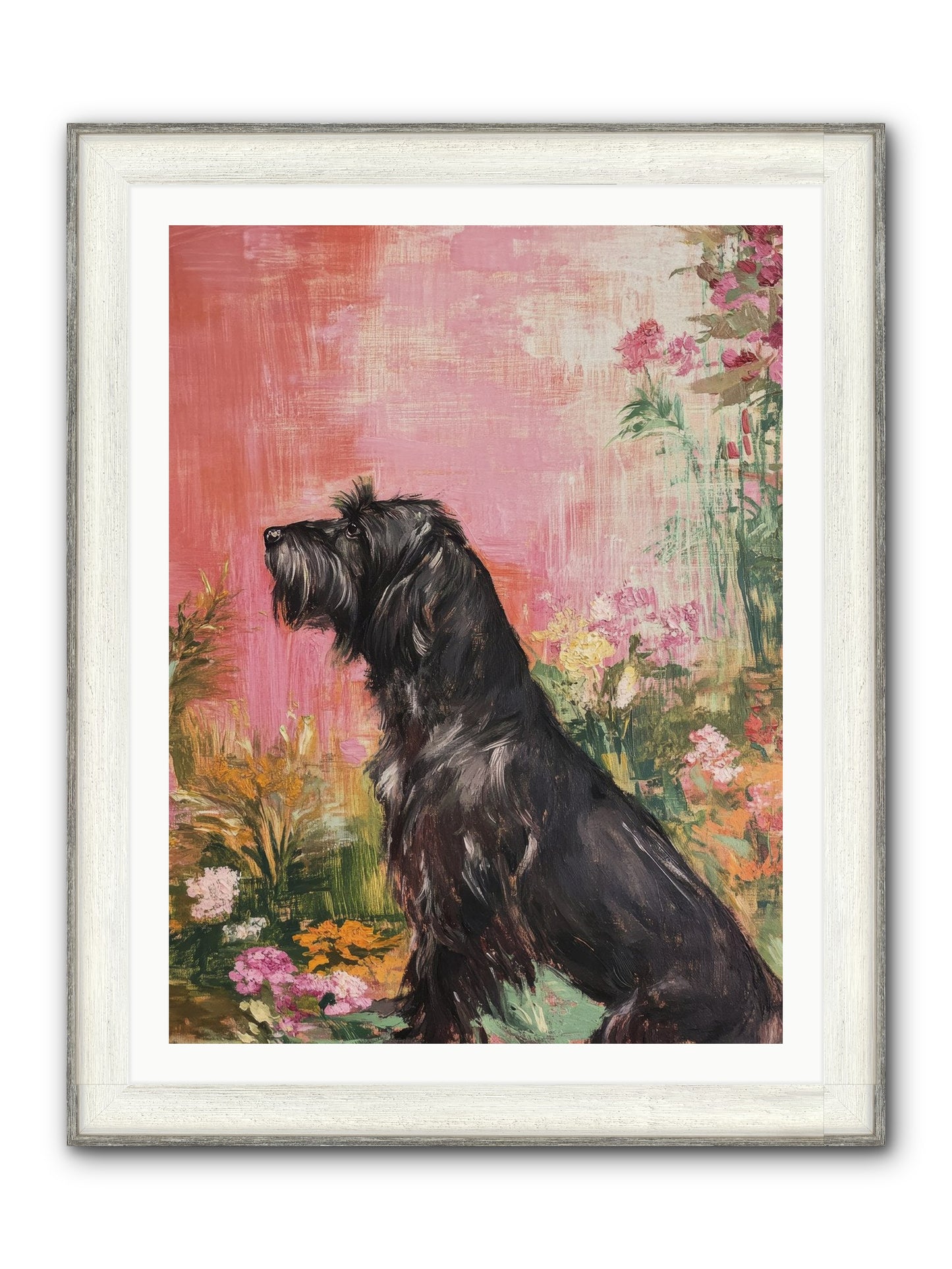 Atticus Framed Print - Driftwood White 30x40