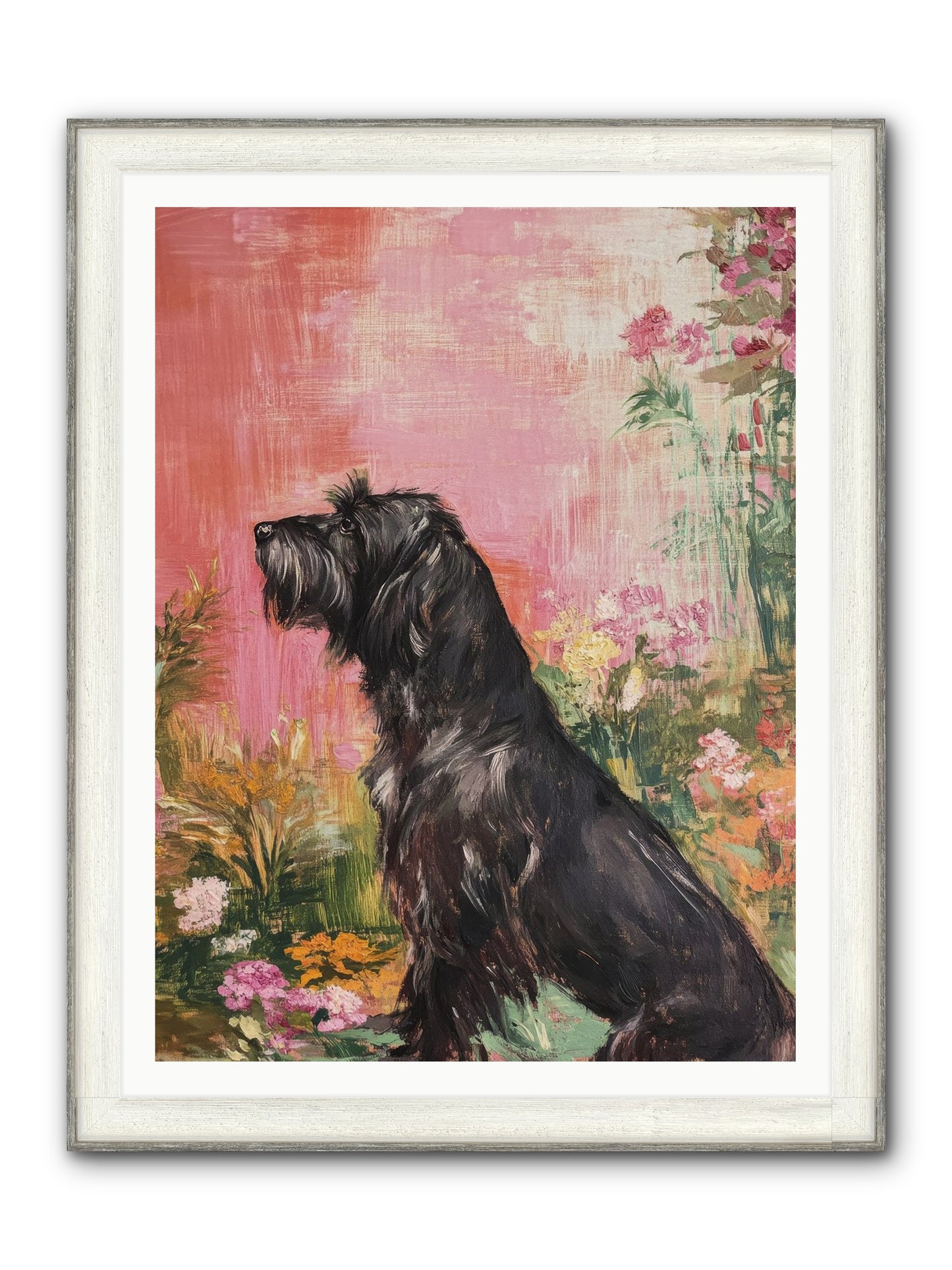 Atticus Framed Print - Driftwood White 36x48