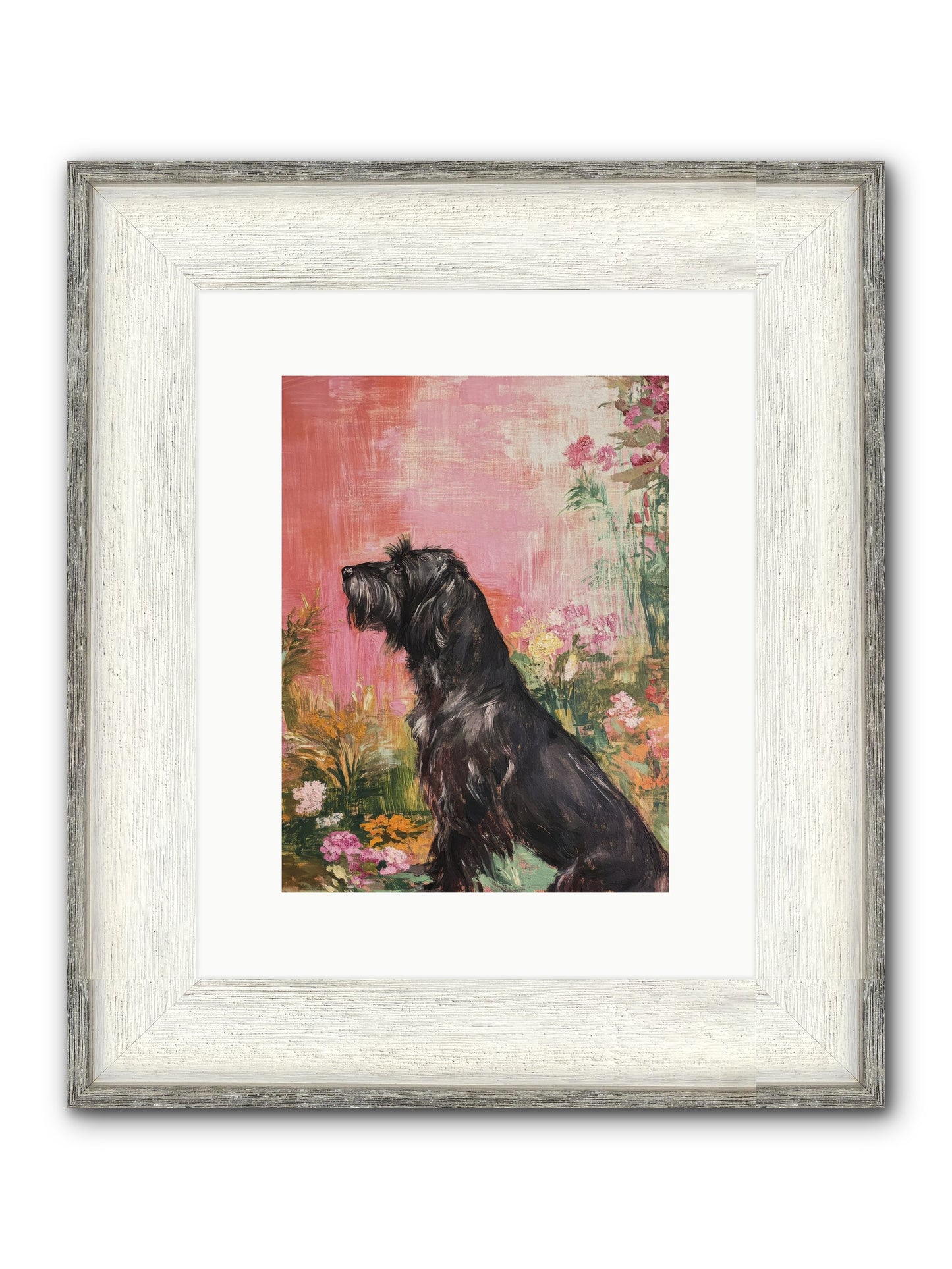 Atticus Framed Print - Driftwood White 9x12