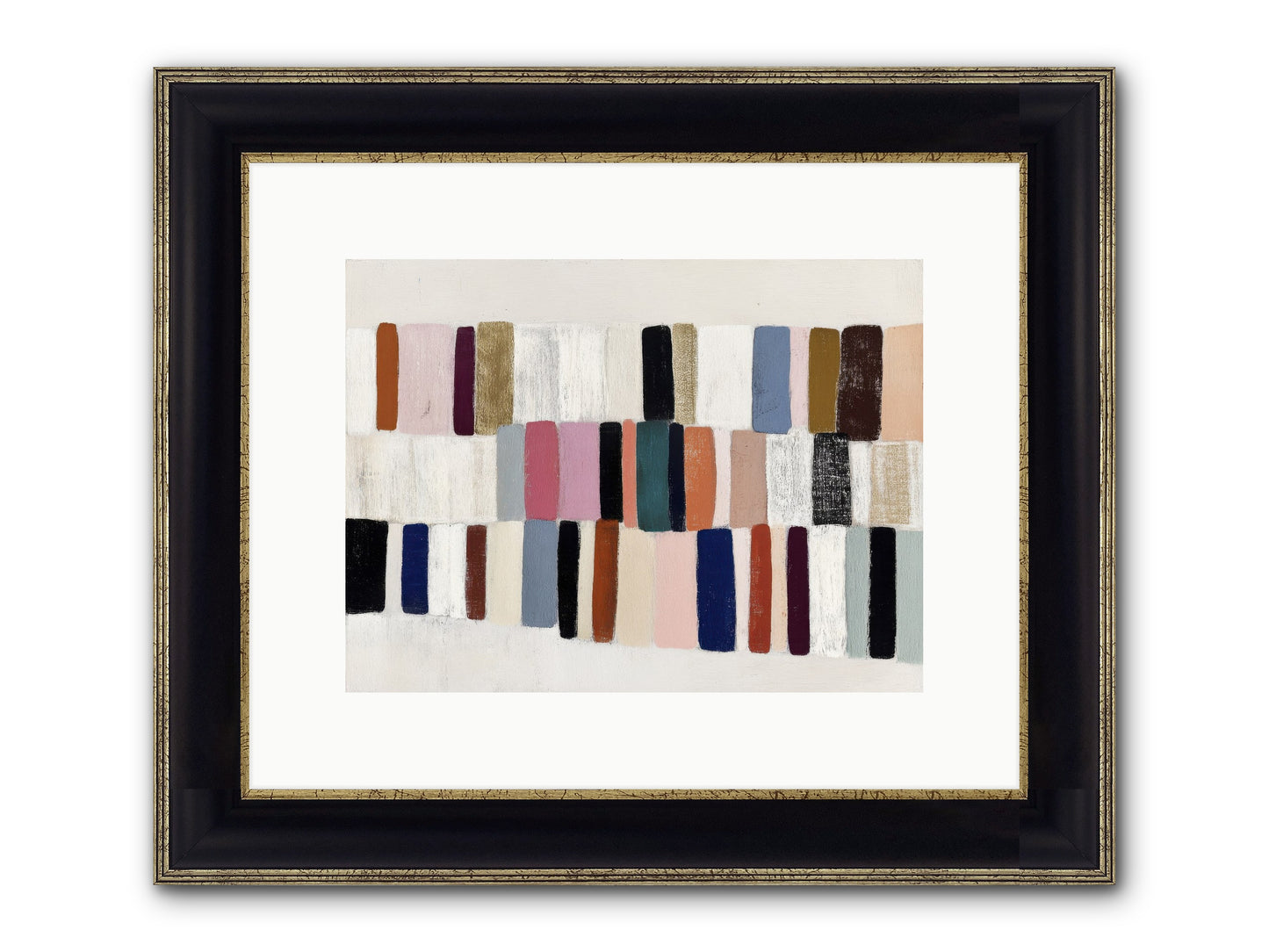 Auburn Sail Framed Print - Black & Gold 12x9