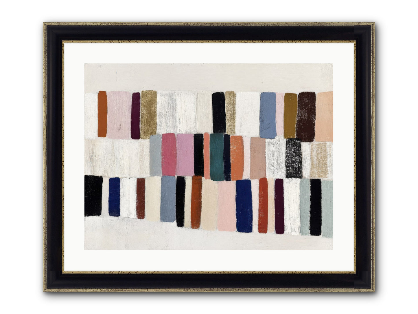 Auburn Sail Framed Print - Black & Gold 24x18