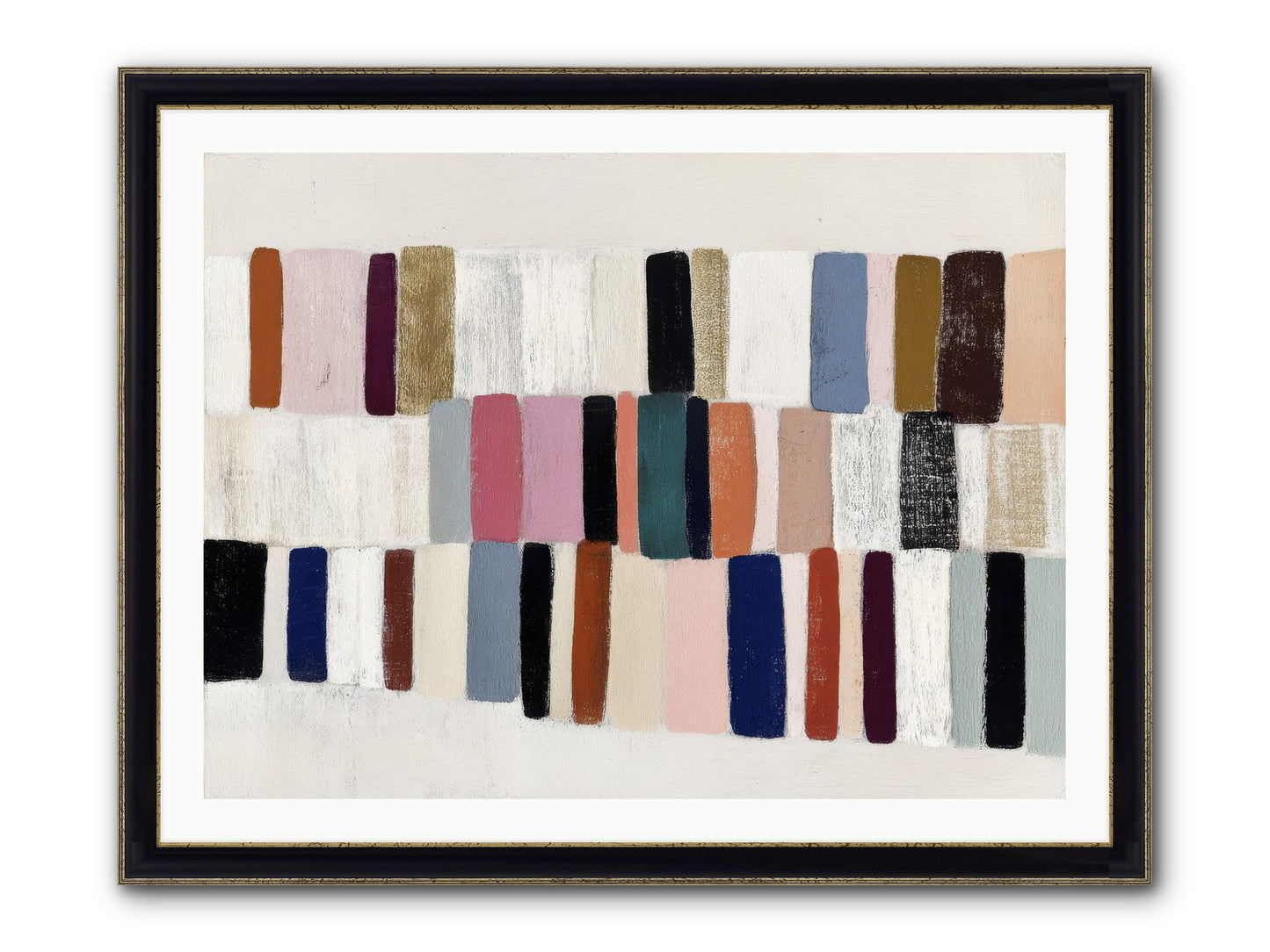 Auburn Sail Framed Print - Black & Gold 40x30