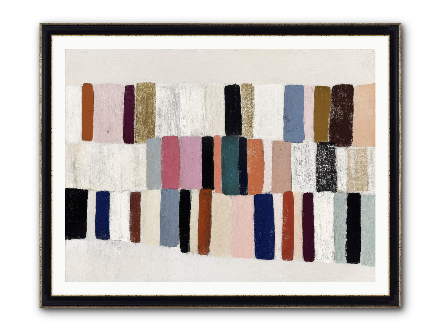 Auburn Sail Framed Print - Black & Gold 48x36