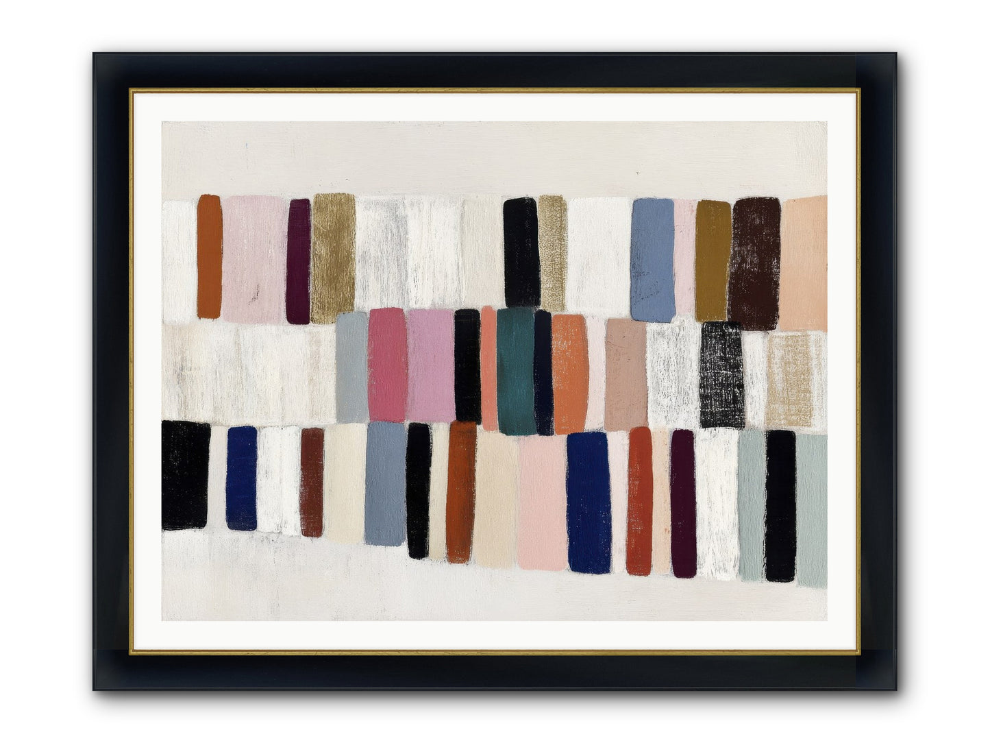 Auburn Sail Framed Print - Wide Black w/Gold 48x36