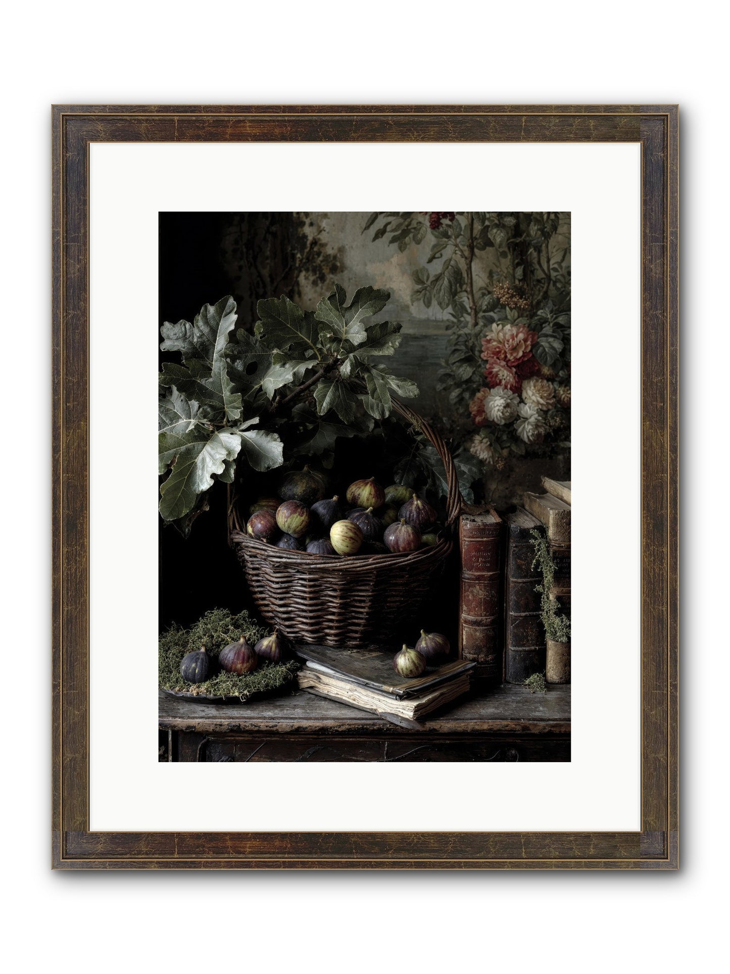 Aurelius Framed Print - Slimwoods Black/Gold 12x16