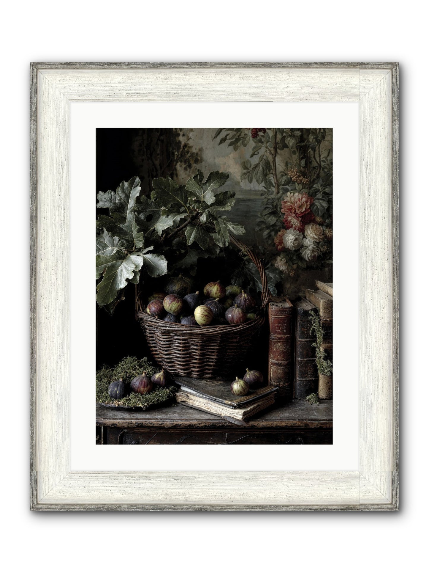 Aurelius Framed Print - Driftwood White 18x24