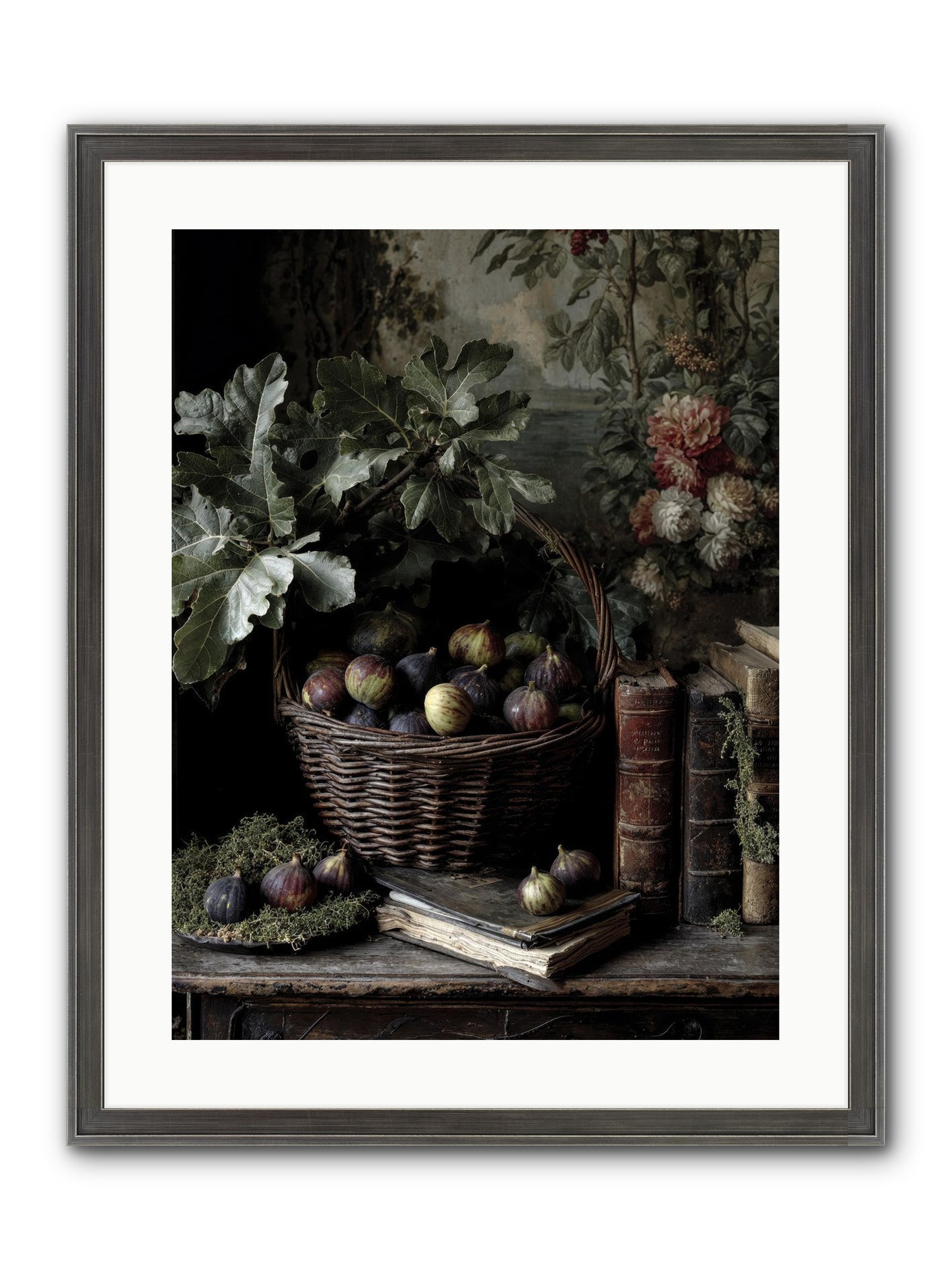Aurelius Framed Print - Slimwoods Black/Silver 18x24