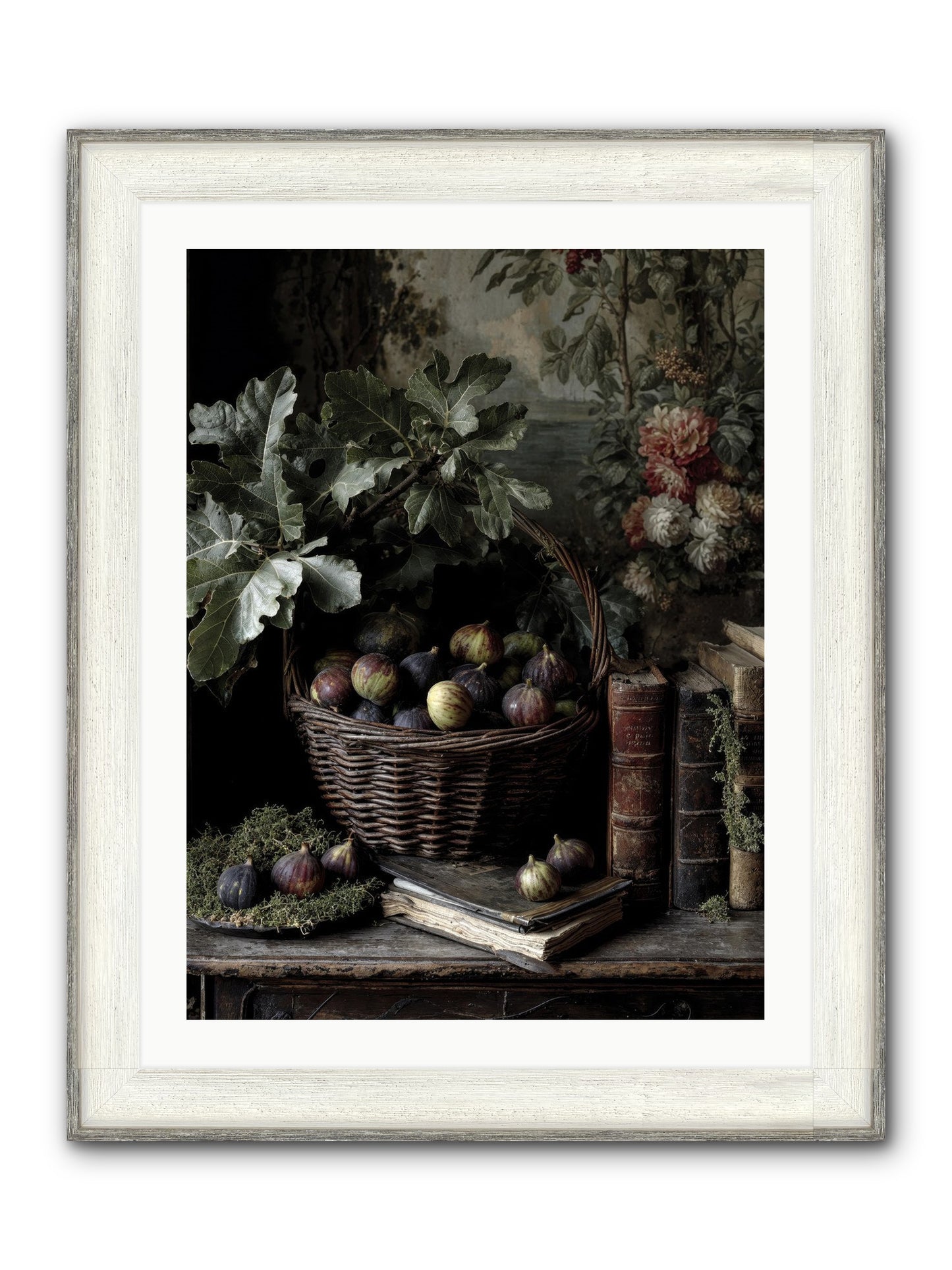 Aurelius Framed Print - Driftwood White 24x32