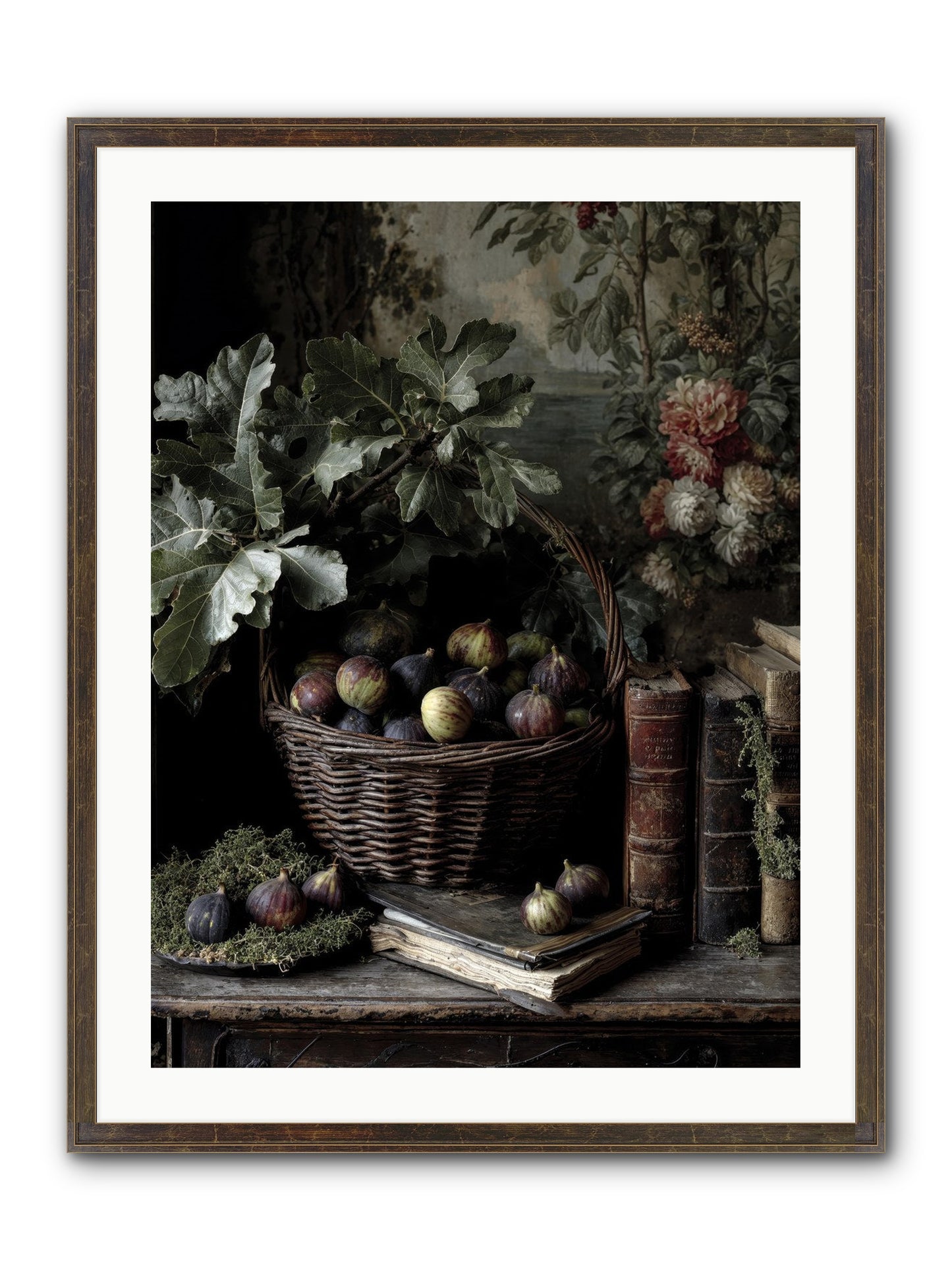 Aurelius Framed Print - Slimwoods Black/Gold 24x32