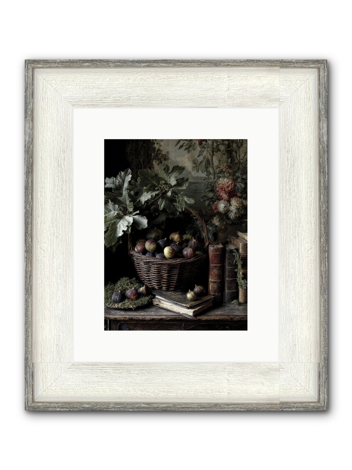 Aurelius Framed Print - Driftwood White 9x12