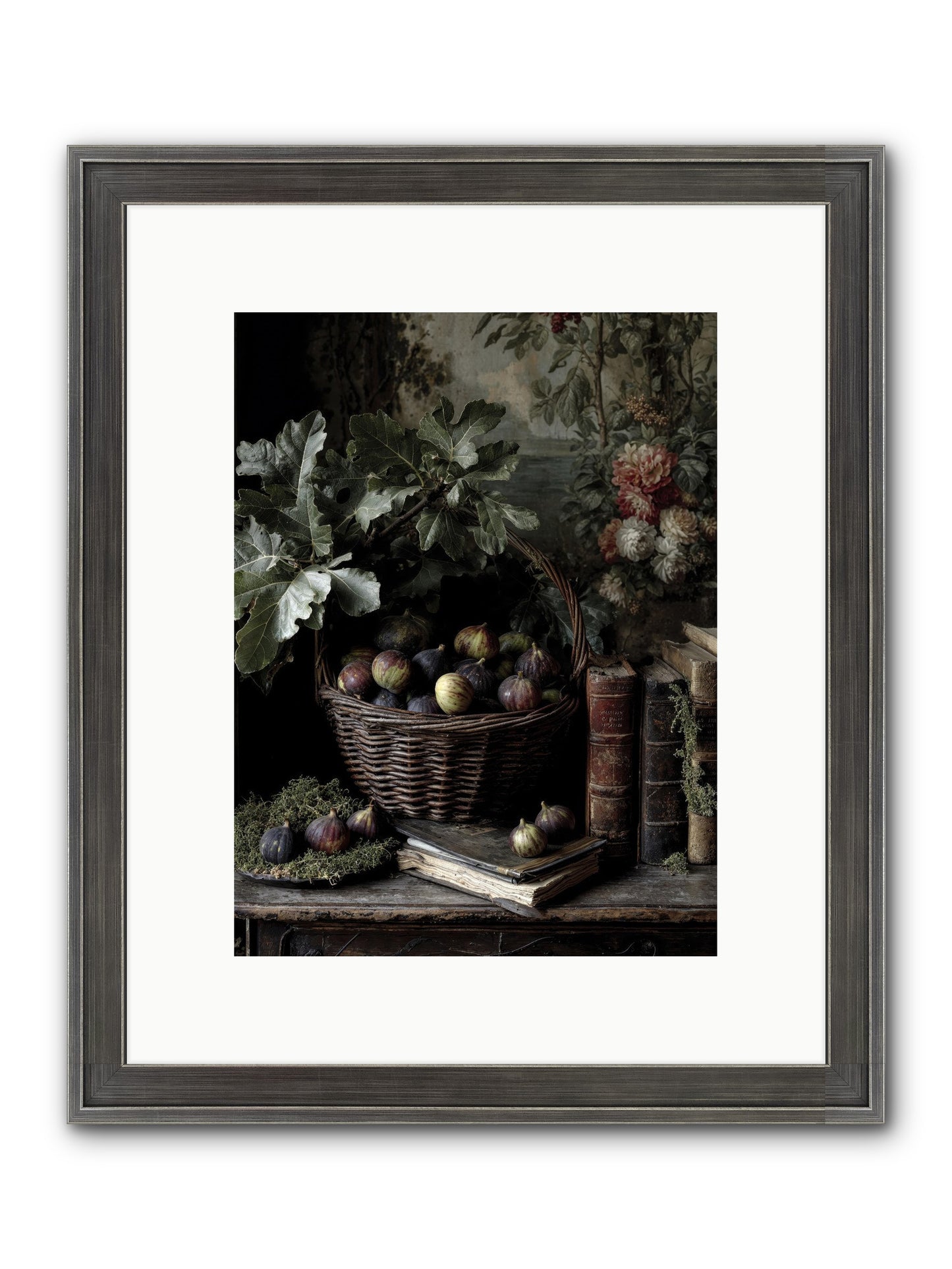Aurelius Framed Print - Slimwoods Black/Silver 9x12