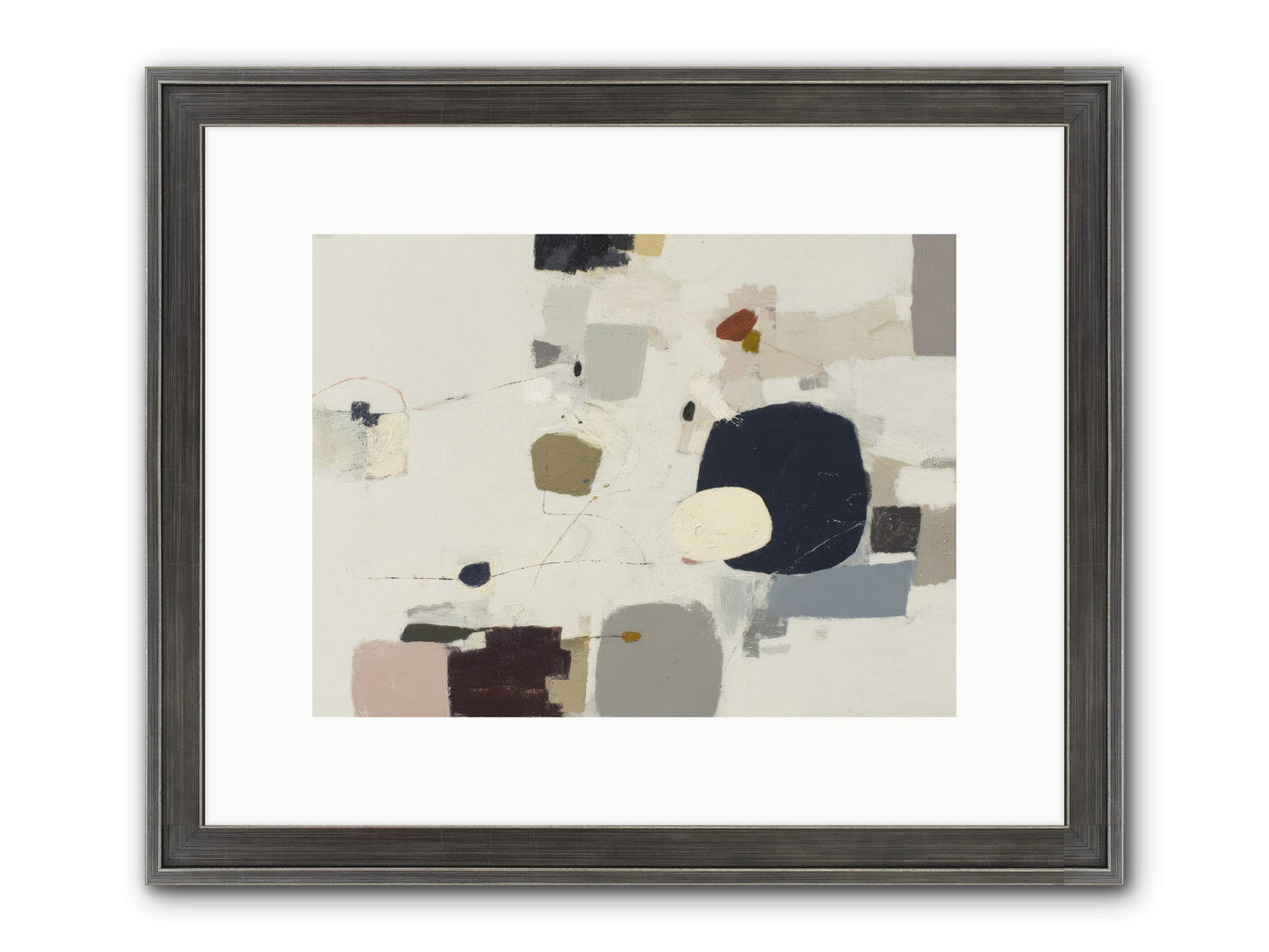 Awakened Sentiments Framed Print - Slimwoods Black/Silver 12x9