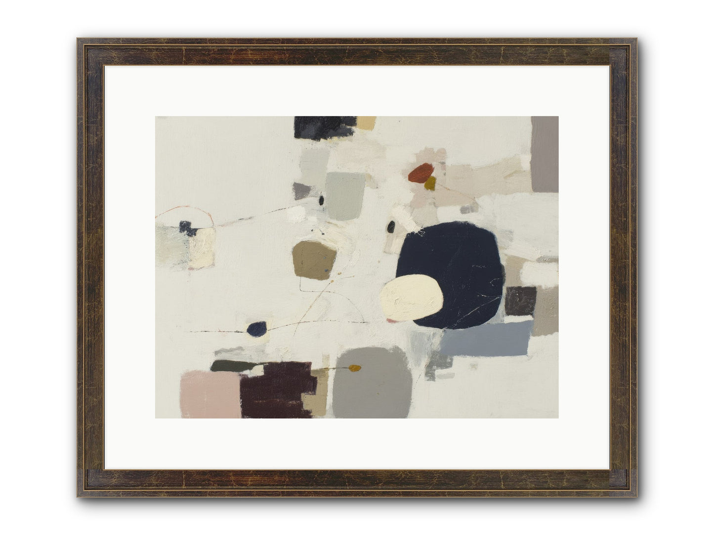 Awakened Sentiments Framed Print - Slimwoods Black/Gold 16x12