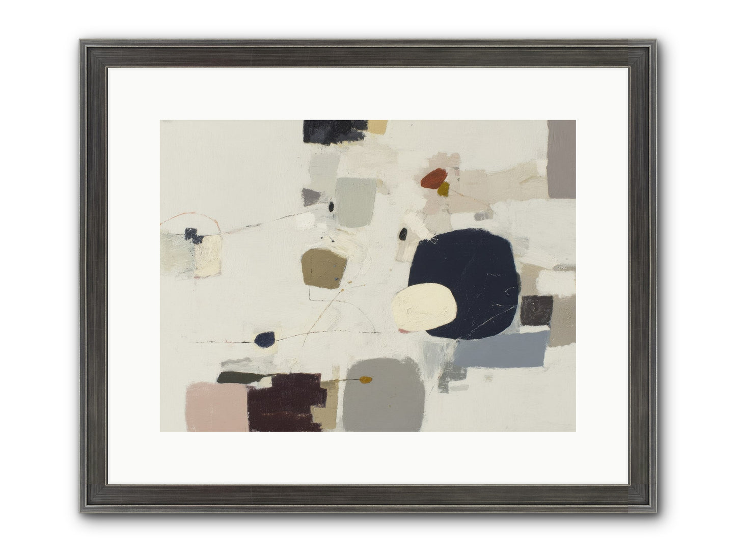 Awakened Sentiments Framed Print - Slimwoods Black/Silver 16x12