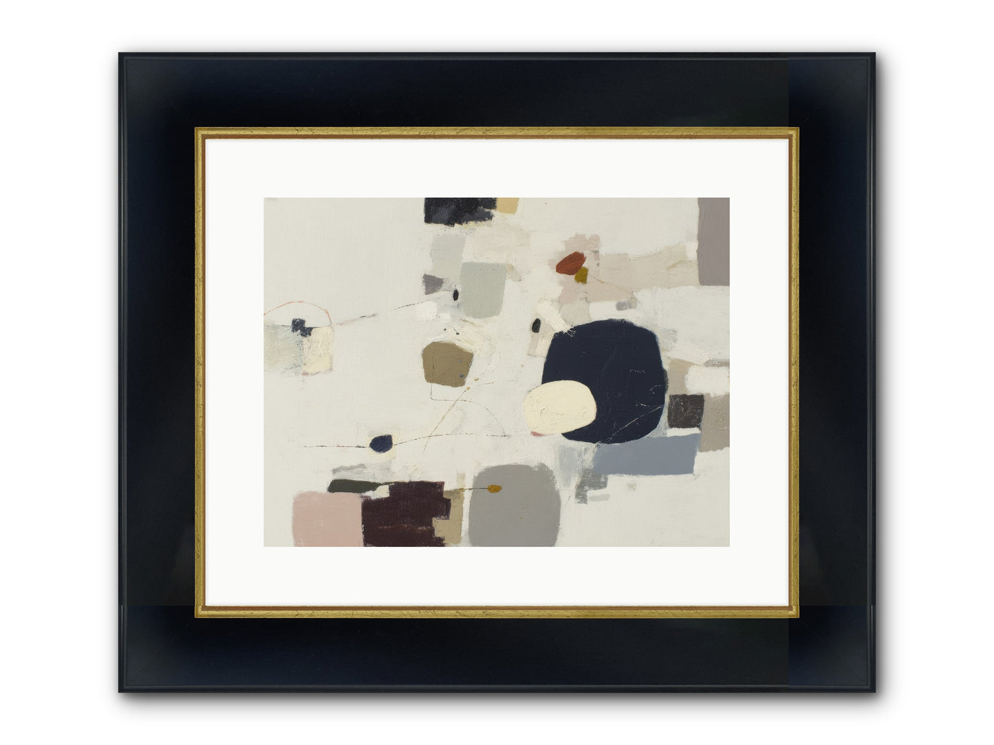 Awakened Sentiments Framed Print - Wide Black w/Gold 16x12