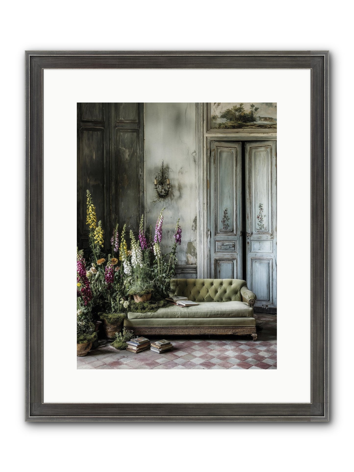 Awakened Framed Print - Slimwoods Black/Silver 12x16