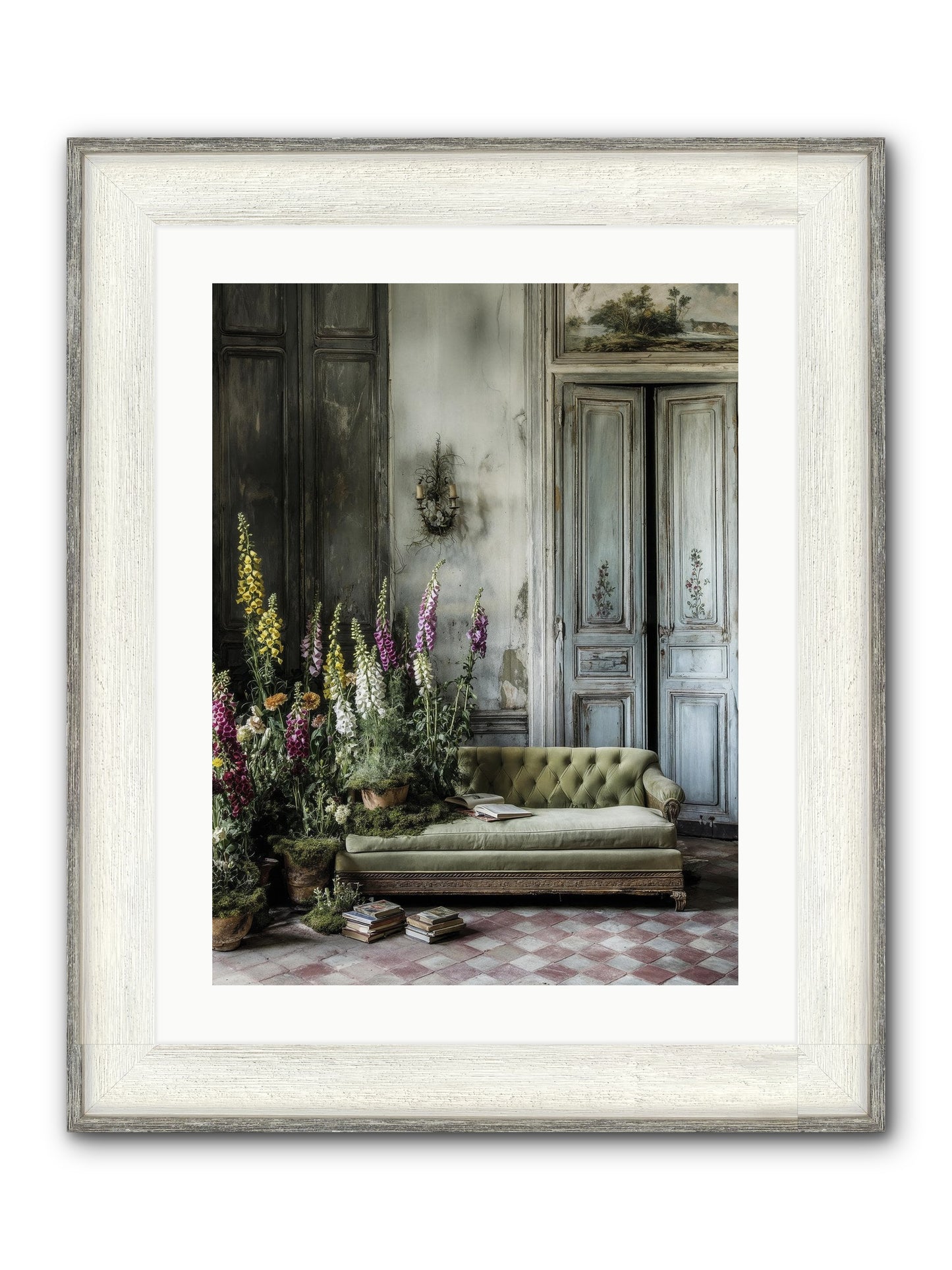 Awakened Framed Print - Driftwood White 18x24