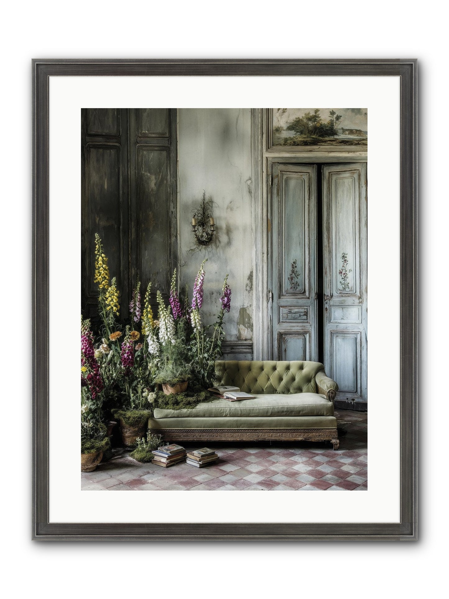 Awakened Framed Print - Slimwoods Black/Silver 18x24