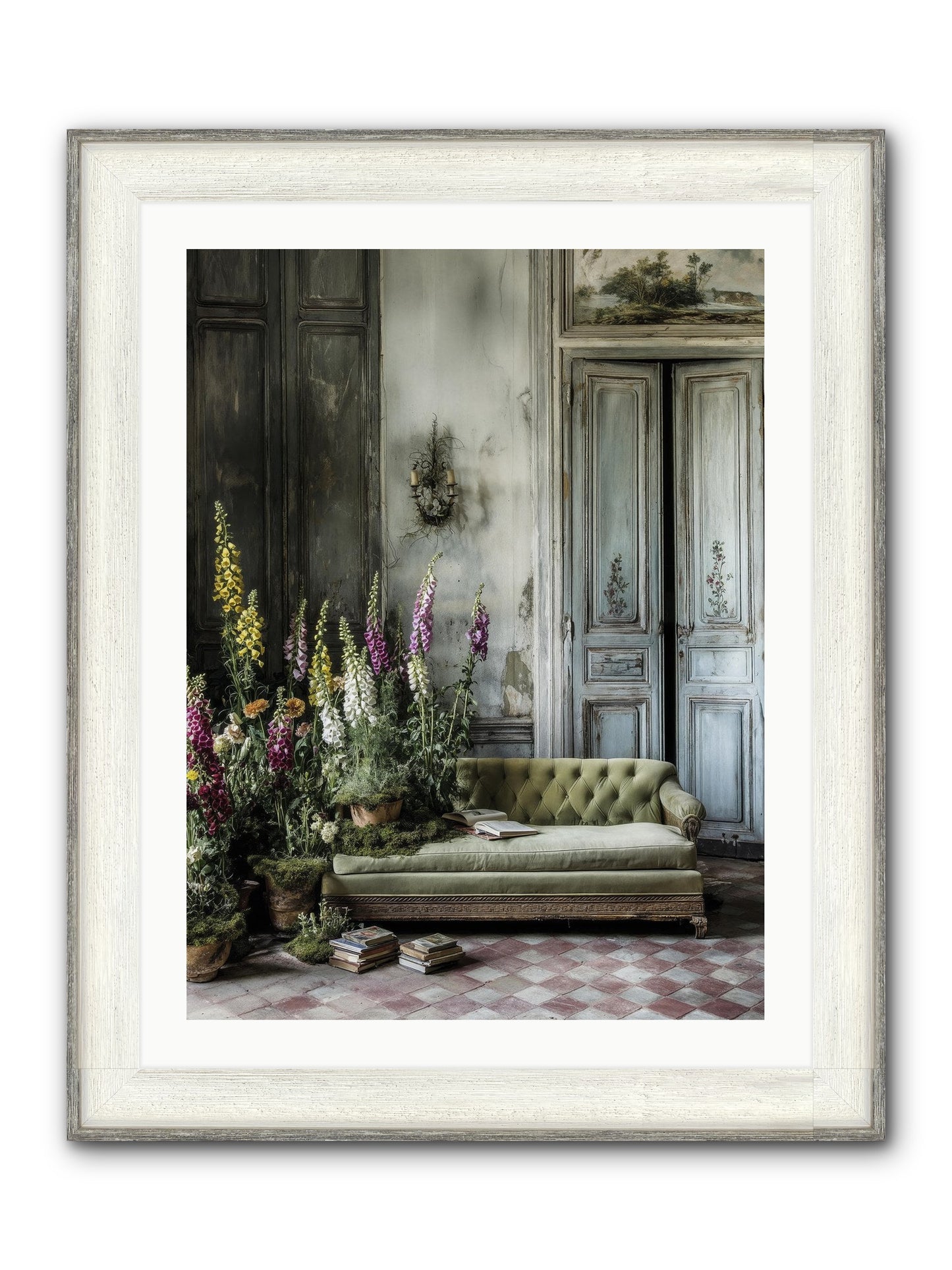 Awakened Framed Print - Driftwood White 24x32