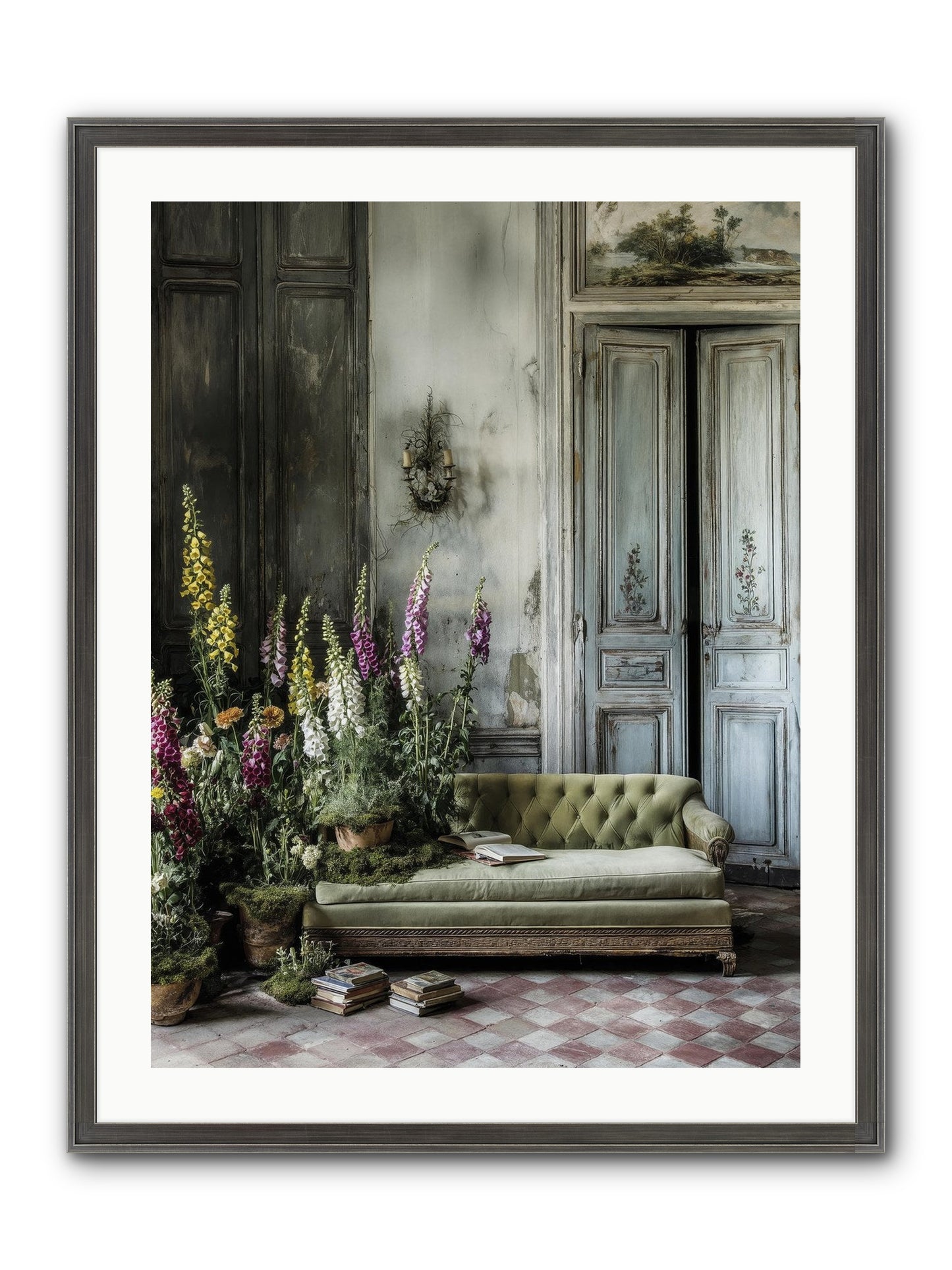 Awakened Framed Print - Slimwoods Black/Silver 24x32
