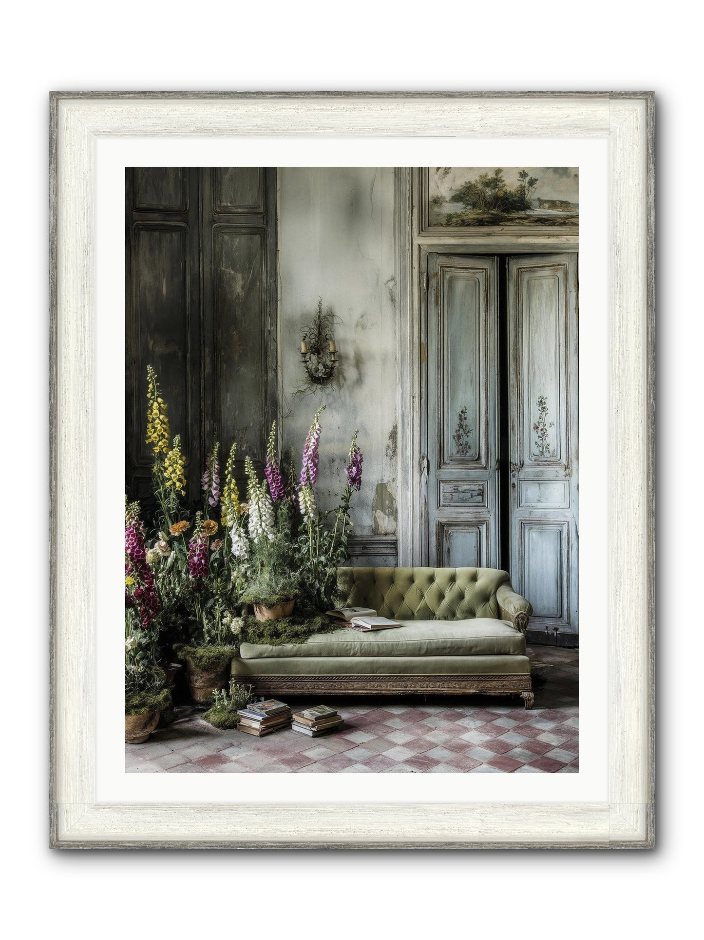 Awakened Framed Print - Driftwood White 30x40