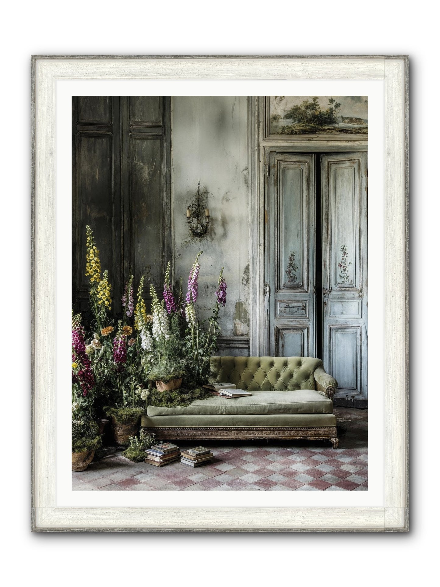 Awakened Framed Print - Driftwood White 36x48