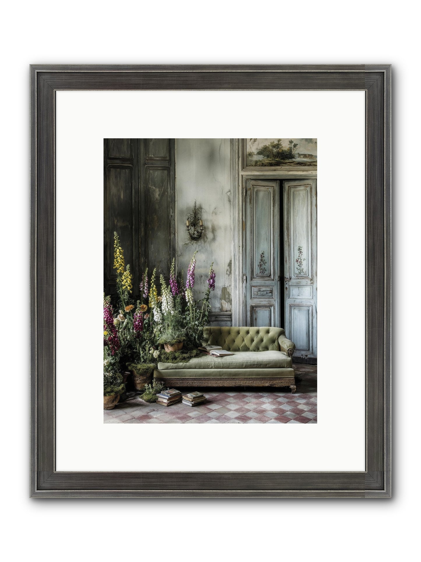 Awakened Framed Print - Slimwoods Black/Silver 9x12