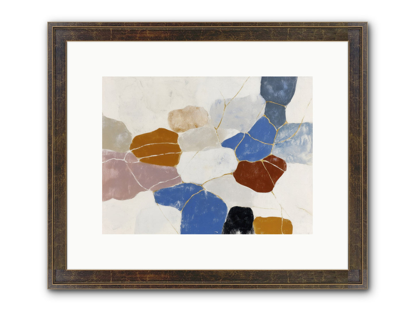 Azure Framed Print - Slimwoods Black/Gold 12x9