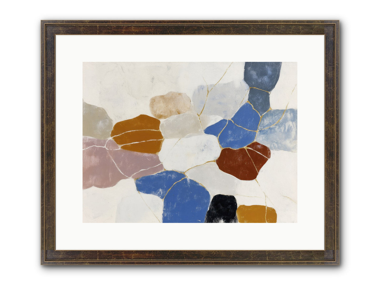 Azure Framed Print - Slimwoods Black/Gold 16x12
