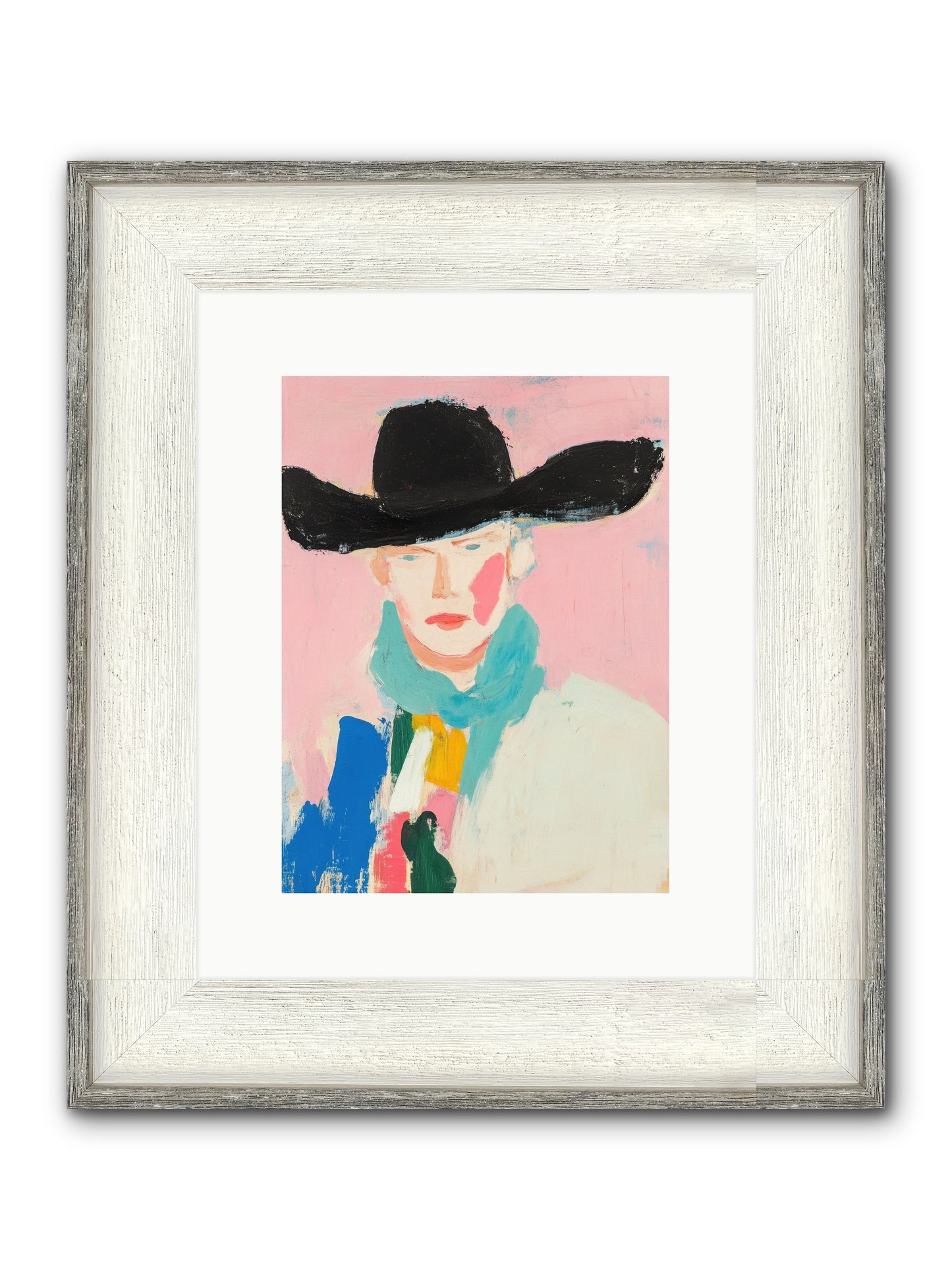 Badlands Reverie Framed Print - Driftwood White 9x12