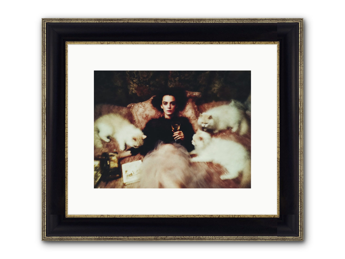 Balance as Religion Framed Print - Black & Gold 12x9