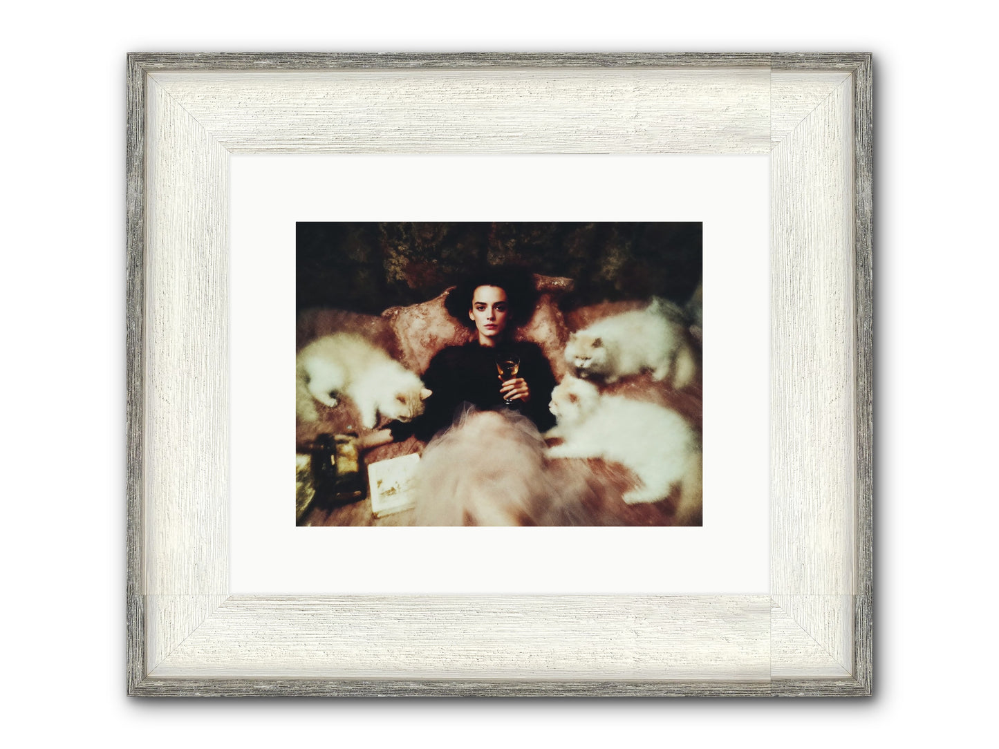 Balance as Religion Framed Print - Driftwood White 12x9