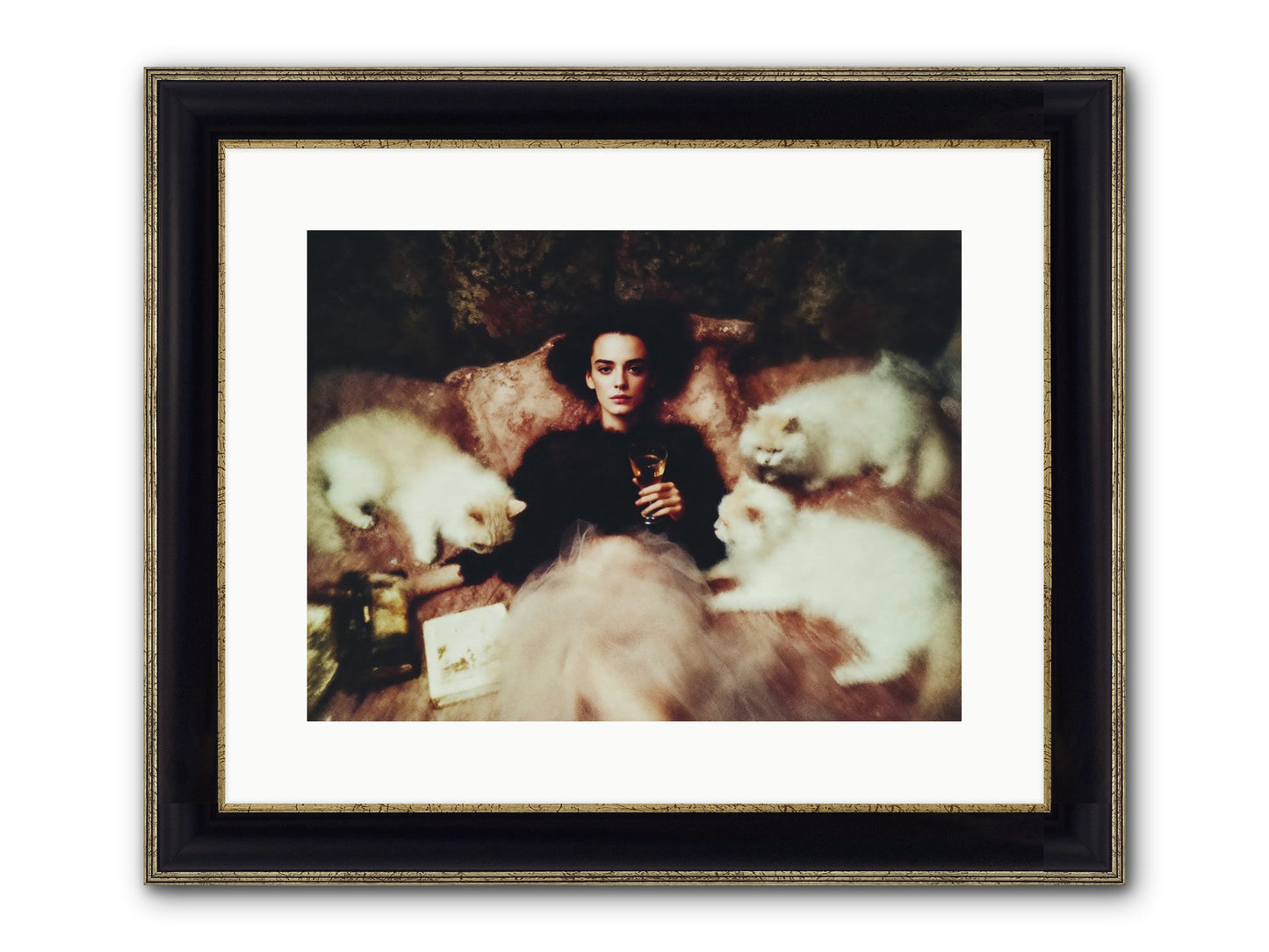 Balance as Religion Framed Print - Black & Gold 16x12