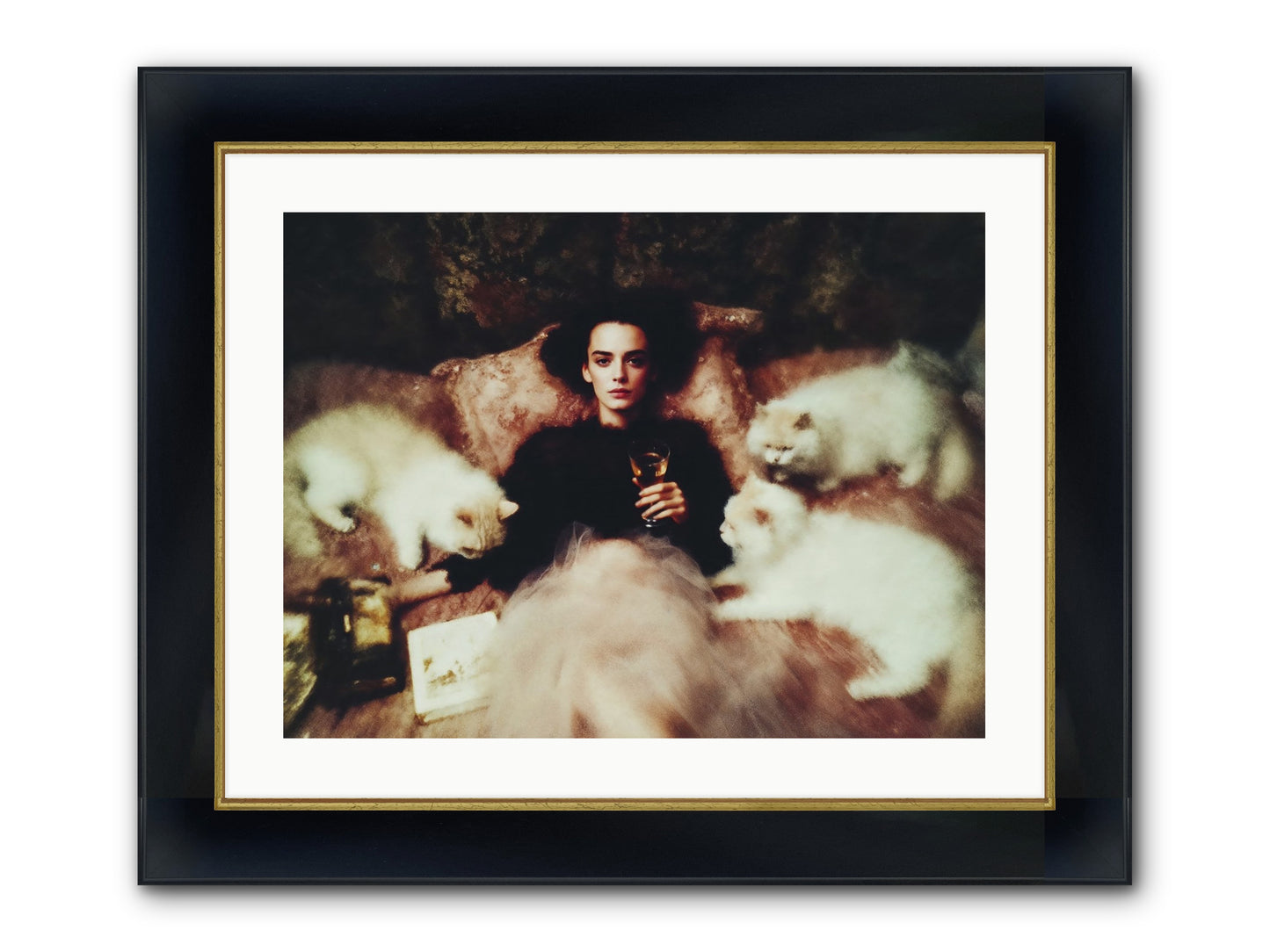 Balance as Religion Framed Print - Wide Black w/Gold 24x18
