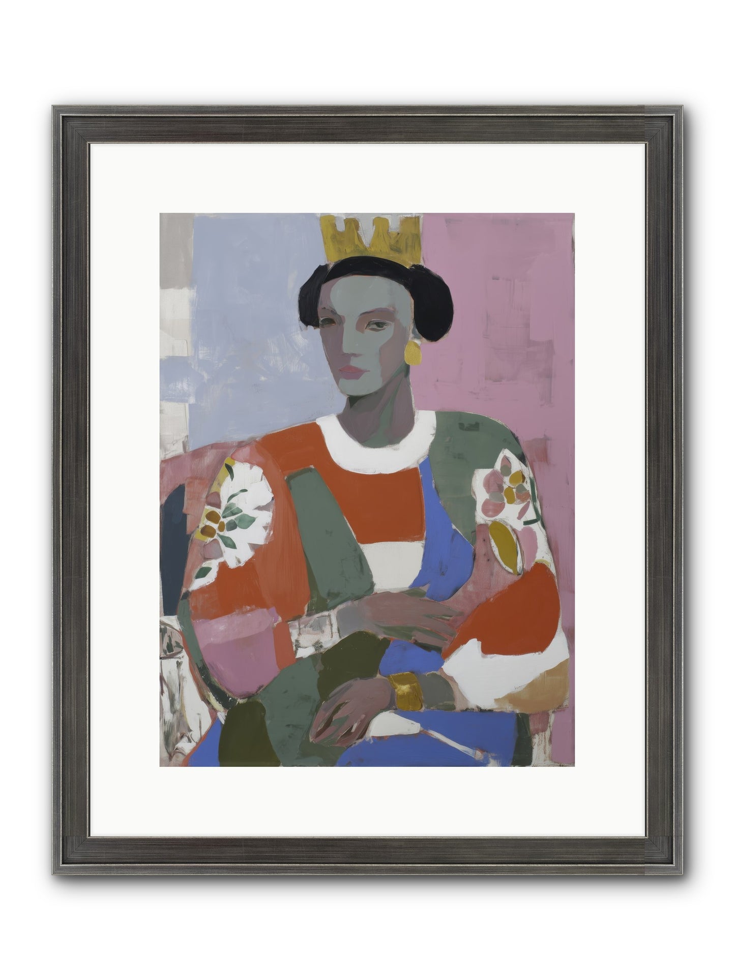 Ballad Framed Print - Slimwoods Black/Silver 12x16