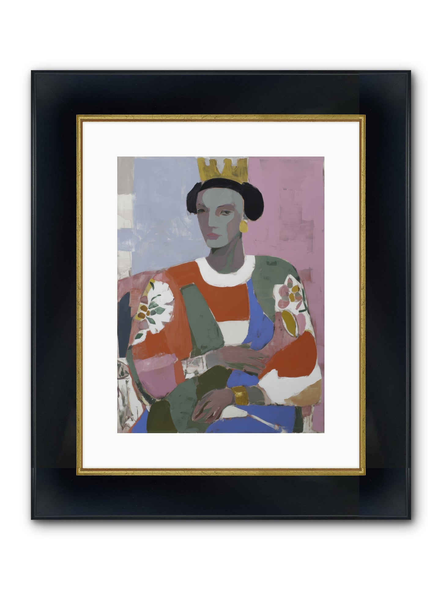 Ballad Framed Print - Wide Black w/Gold 12x16