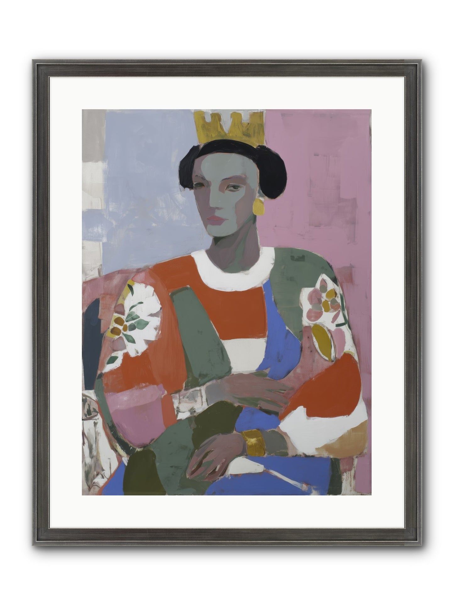 Ballad Framed Print - Slimwoods Black/Silver 18x24