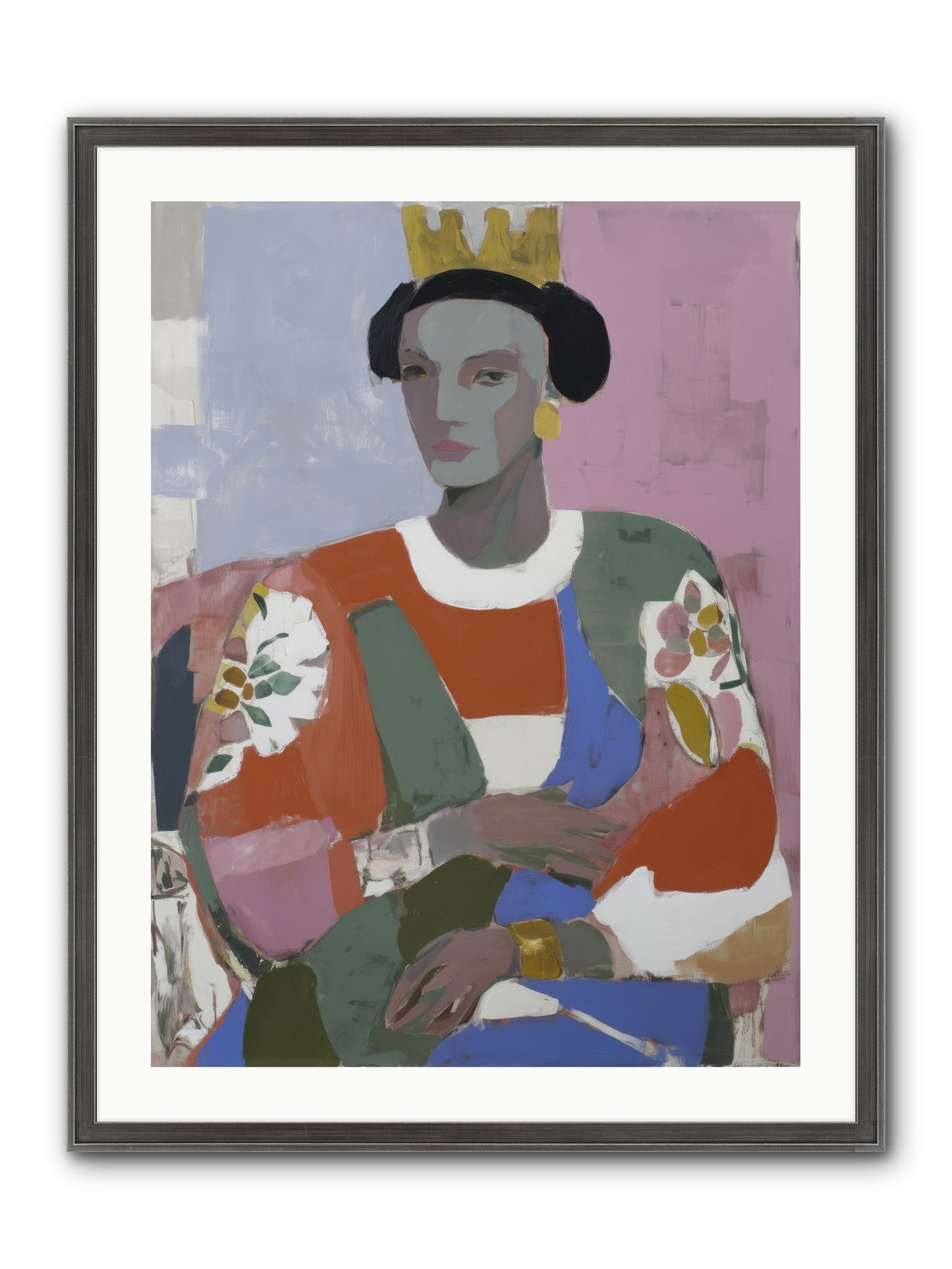 Ballad Framed Print - Slimwoods Black/Silver 24x32