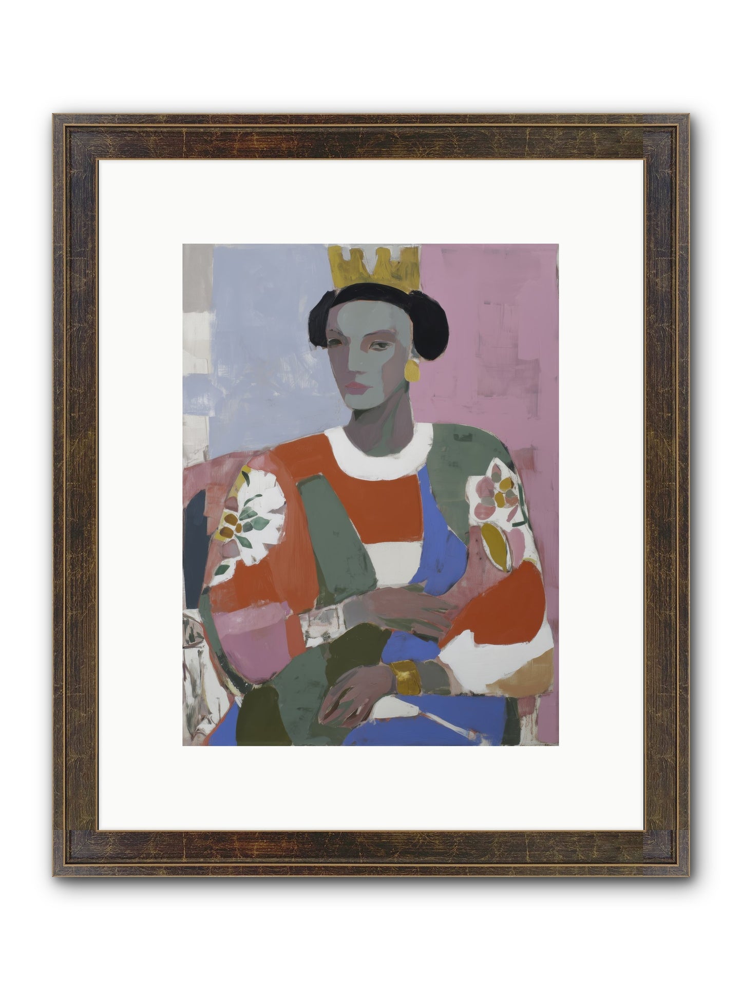 Ballad Framed Print - Slimwoods Black/Gold 9x12