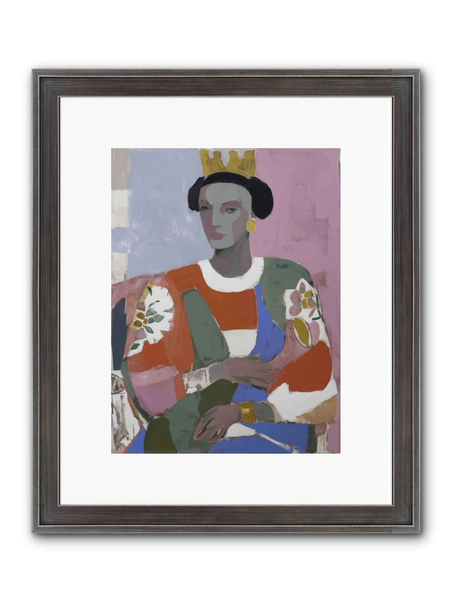 Ballad Framed Print - Slimwoods Black/Silver 9x12