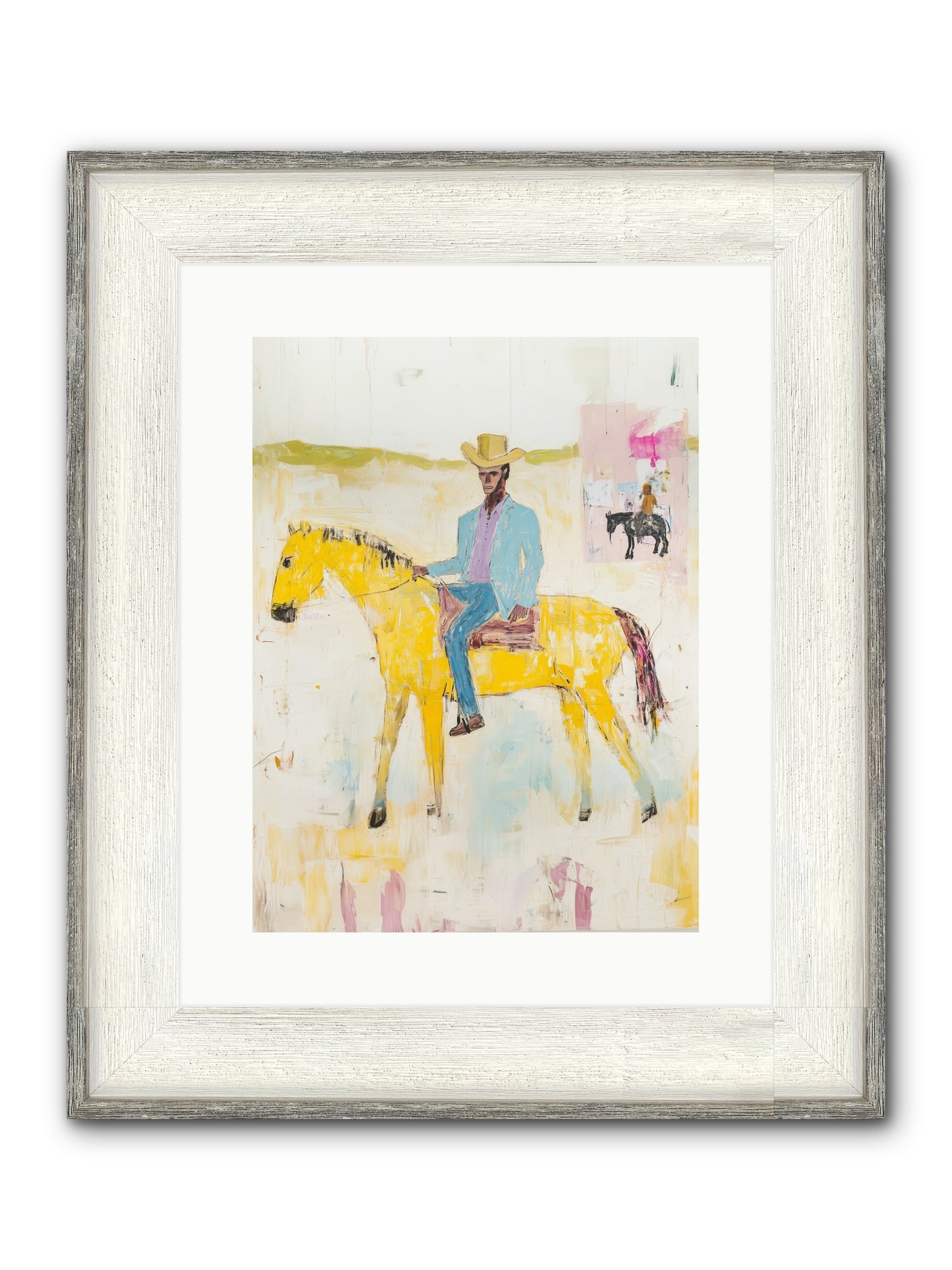 Ballad Of Blue Thunder Framed Print - Driftwood White 12x16
