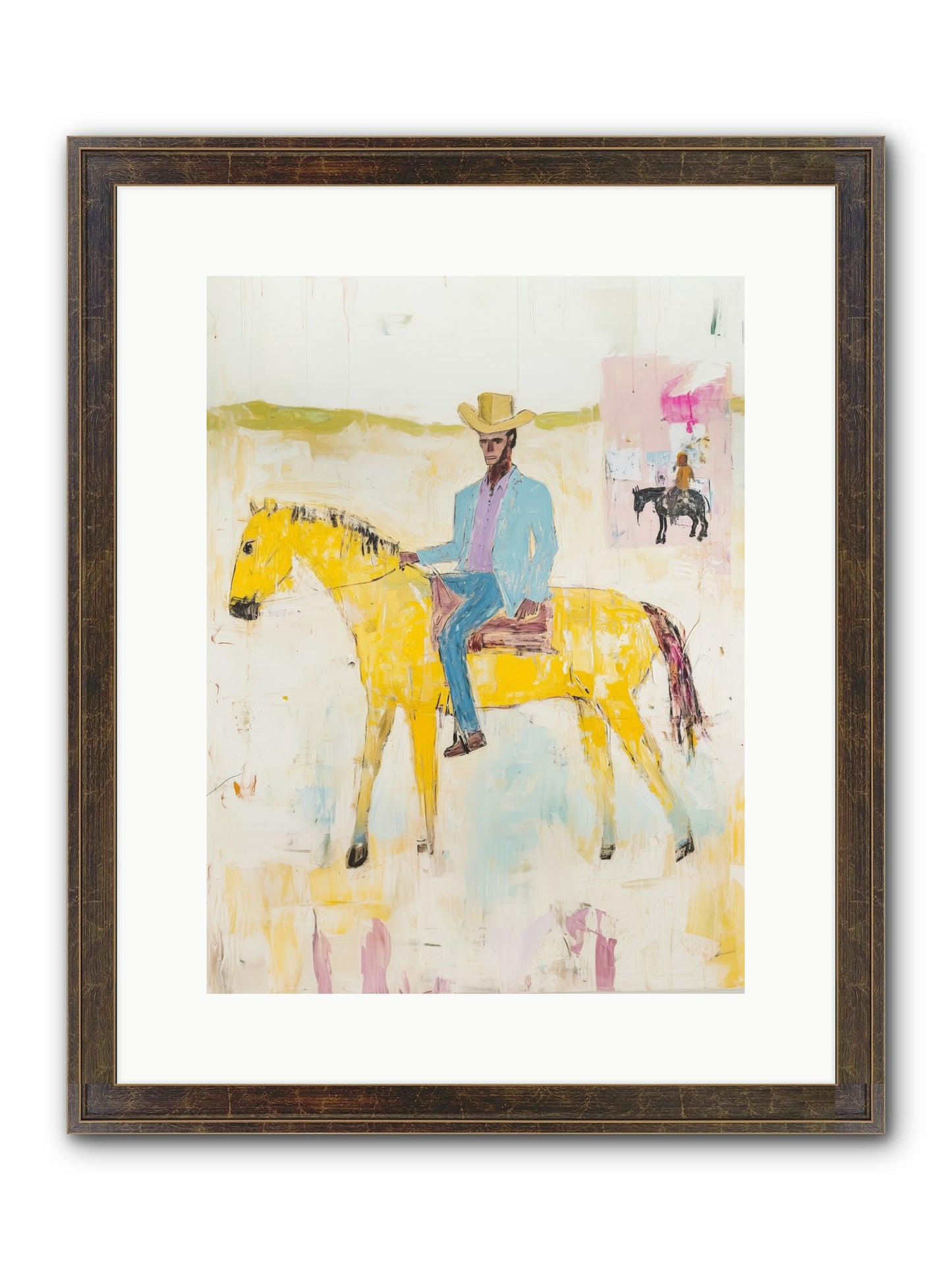 Ballad Of Blue Thunder Framed Print - Slimwoods Black/Gold 12x16