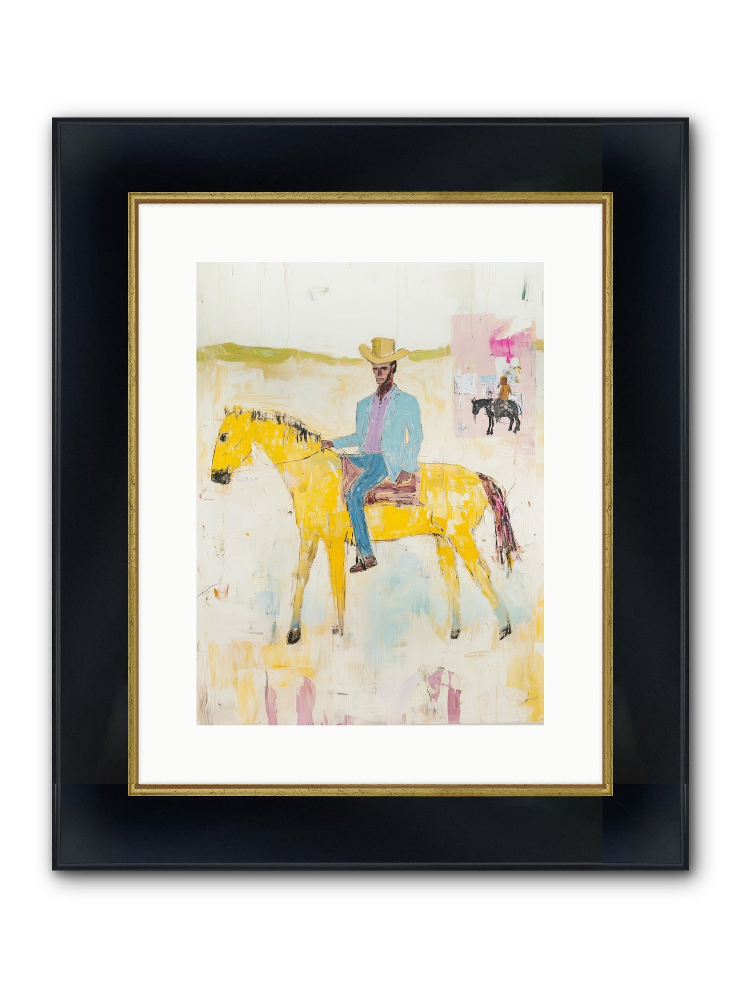 Ballad Of Blue Thunder Framed Print - Wide Black w/Gold 12x16