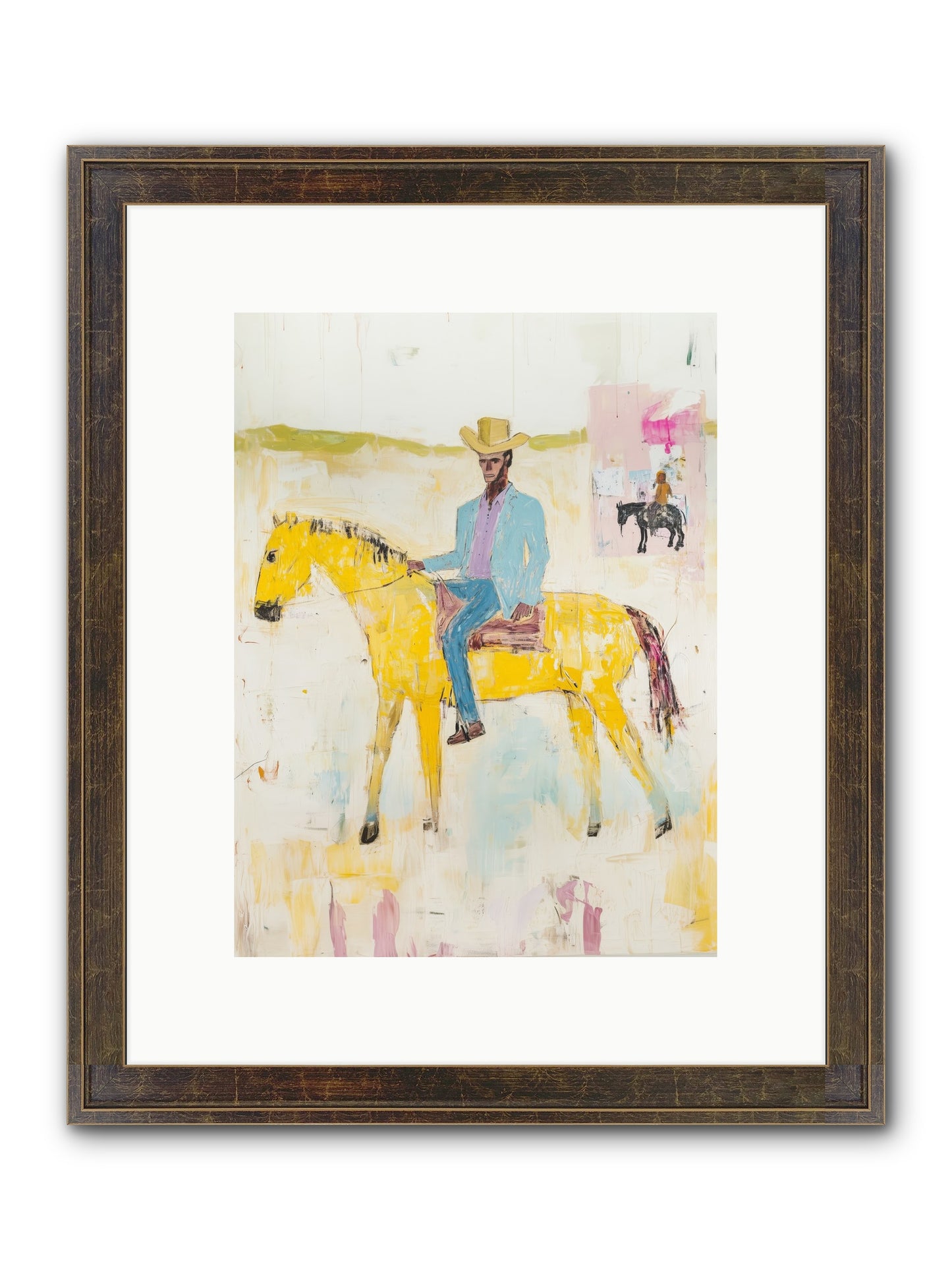 Ballad Of Blue Thunder Framed Print - Slimwoods Black/Gold 9x12