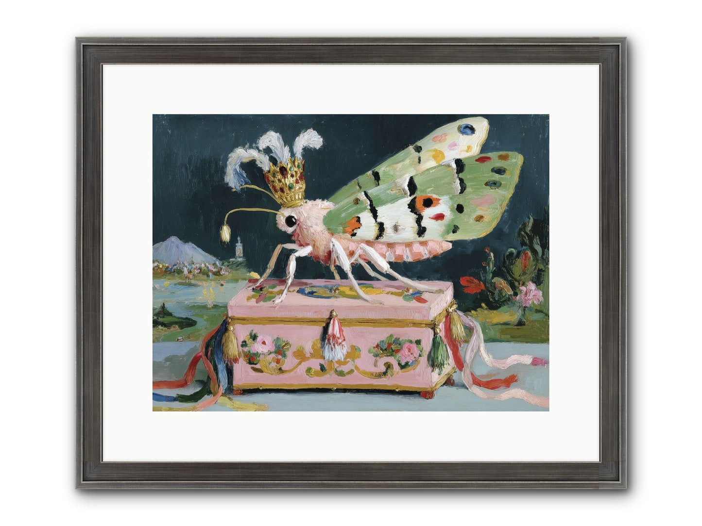 Ballet Of The Luminous Framed Print - Slimwoods Black/Silver 16x12