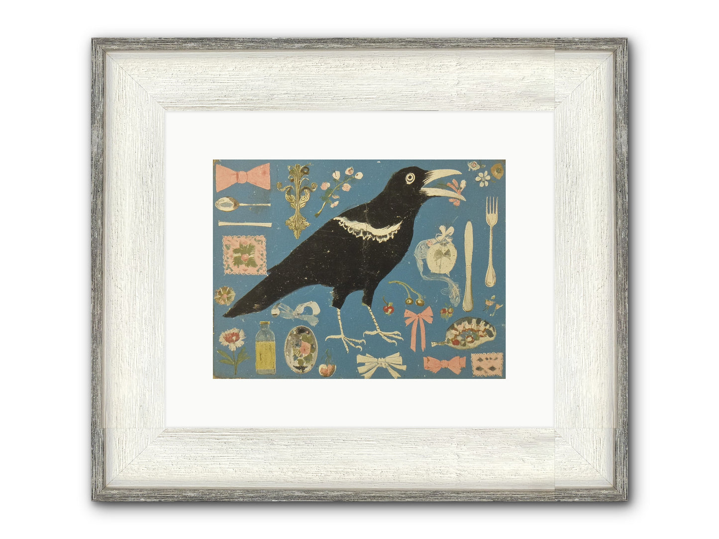 Ballroom For One Framed Print - Driftwood White 12x9