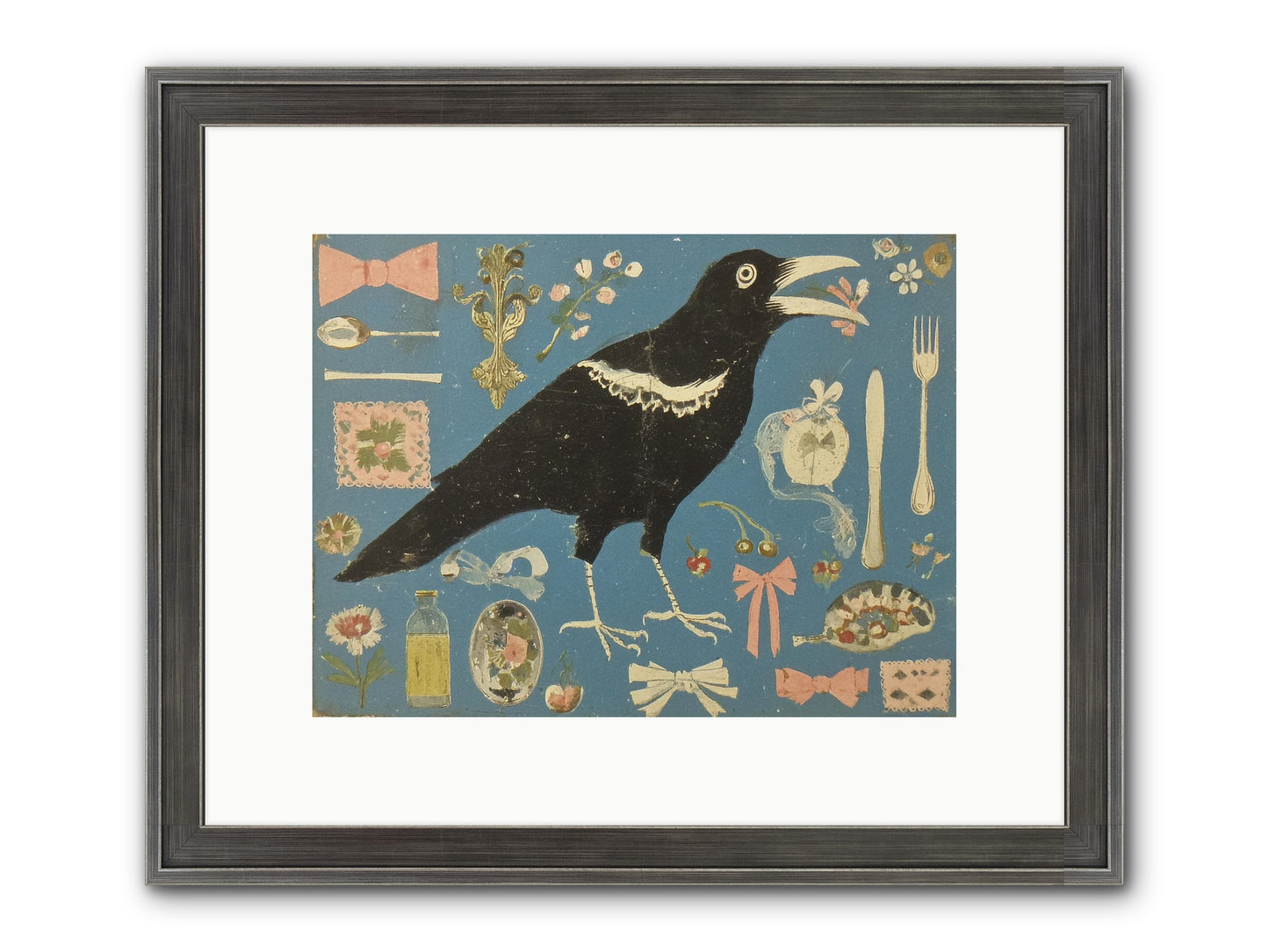 Ballroom For One Framed Print - Slimwoods Black/Silver 12x9