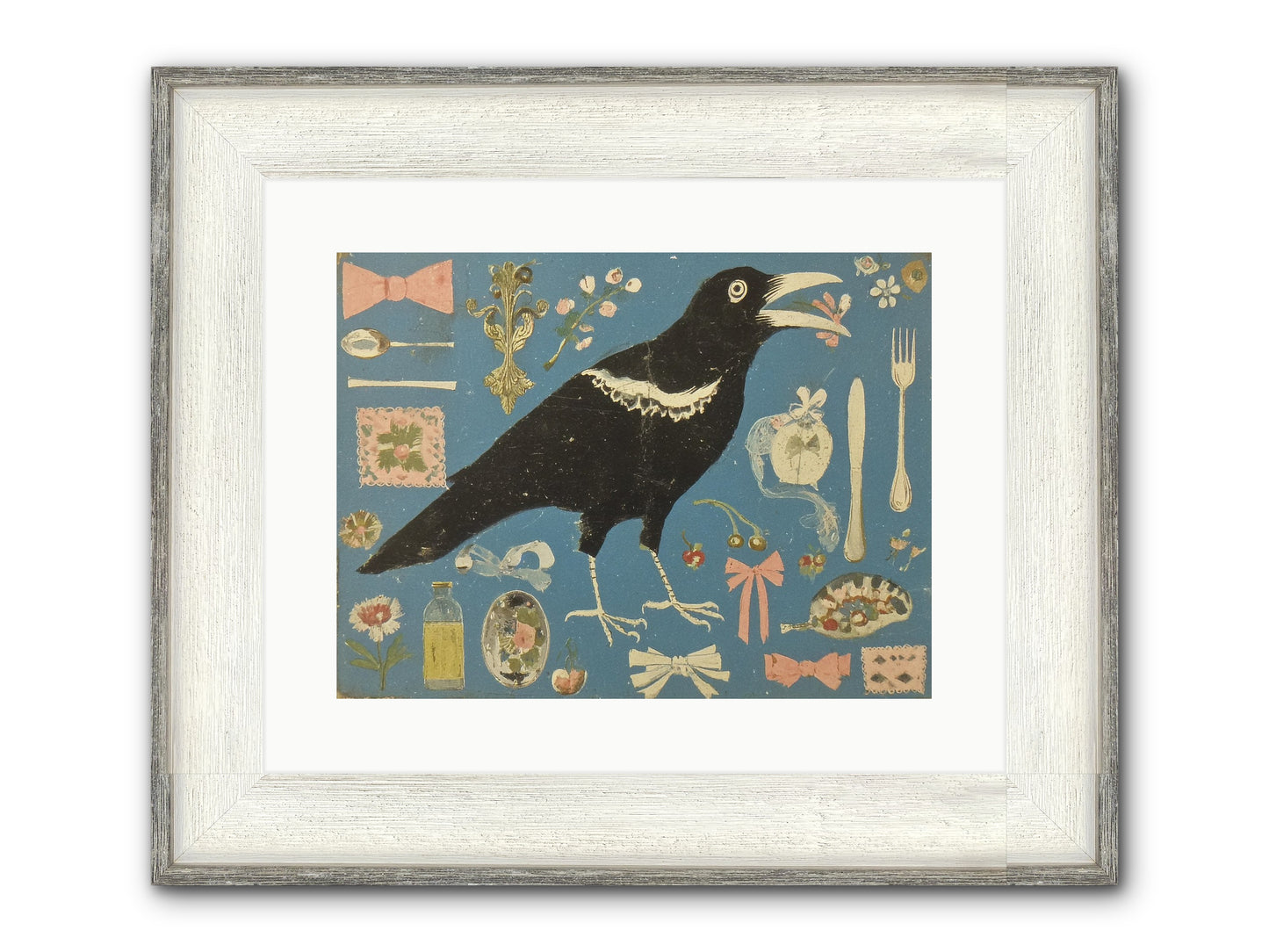 Ballroom For One Framed Print - Driftwood White 16x12