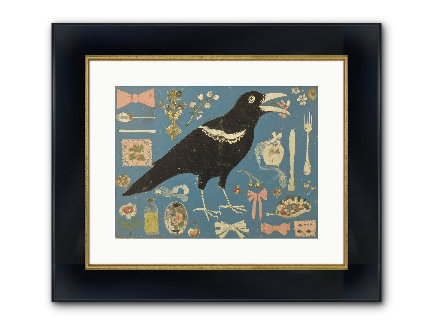 Ballroom For One Framed Print - Wide Black w/Gold 16x12